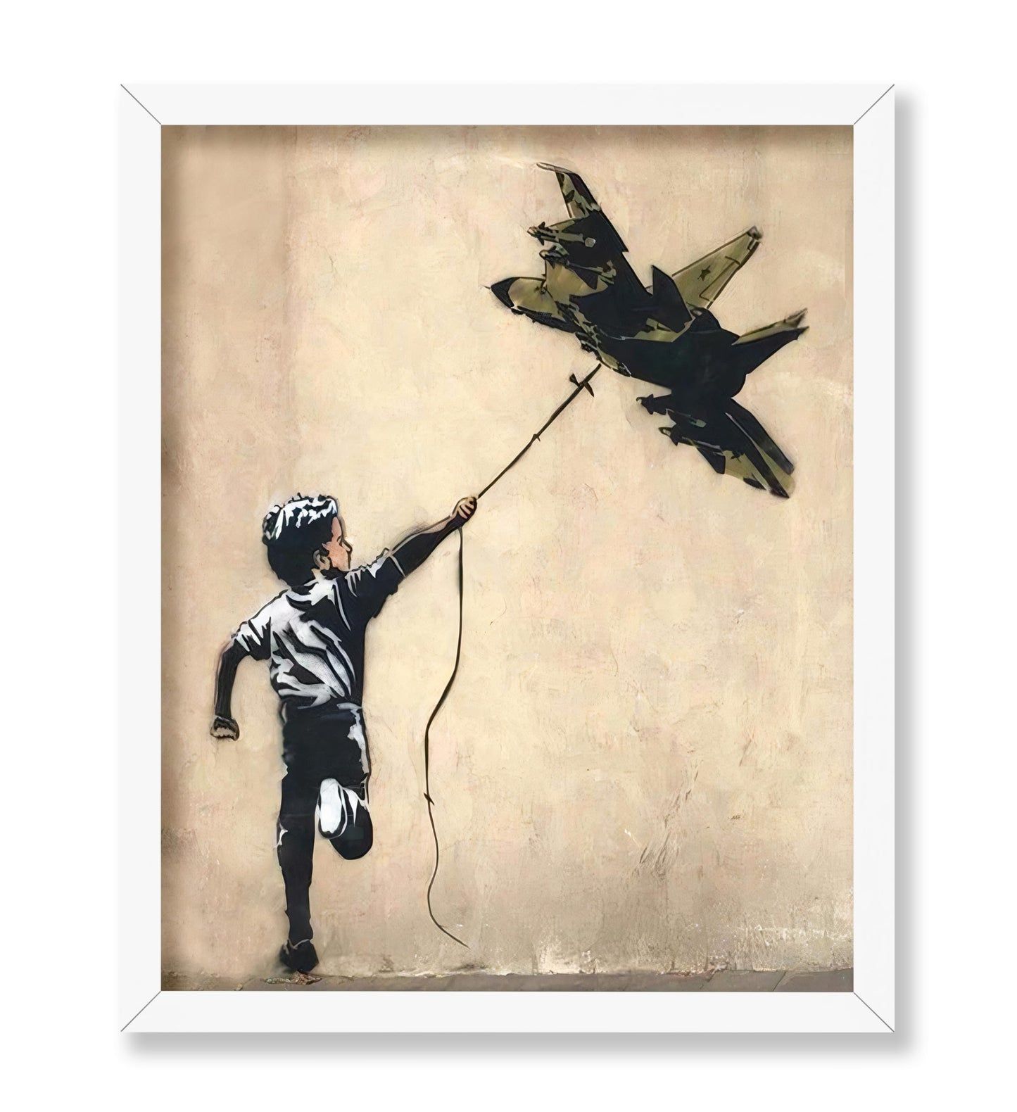 Playing with Jetfighter Kite