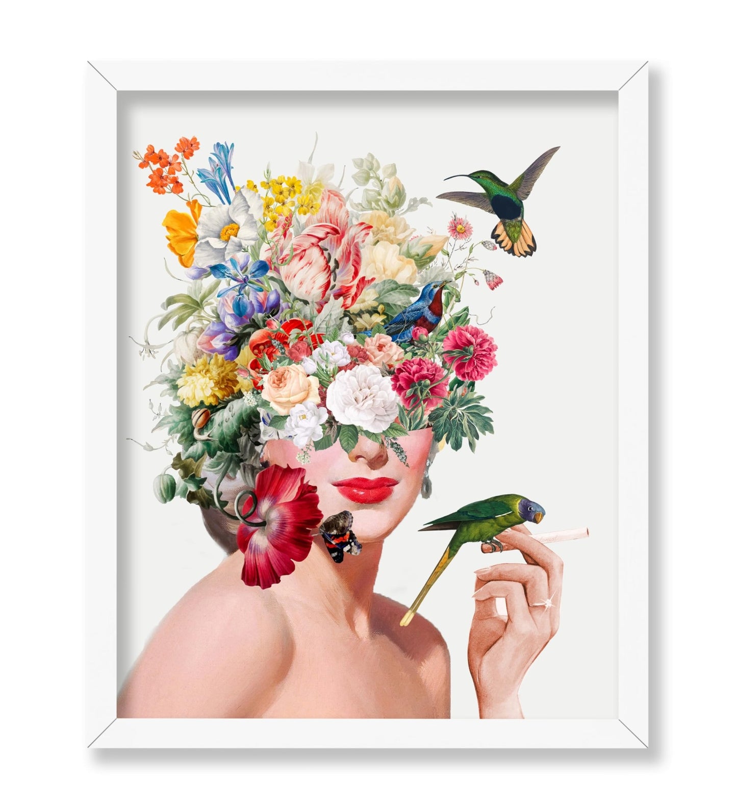 Woman & Flowers No1