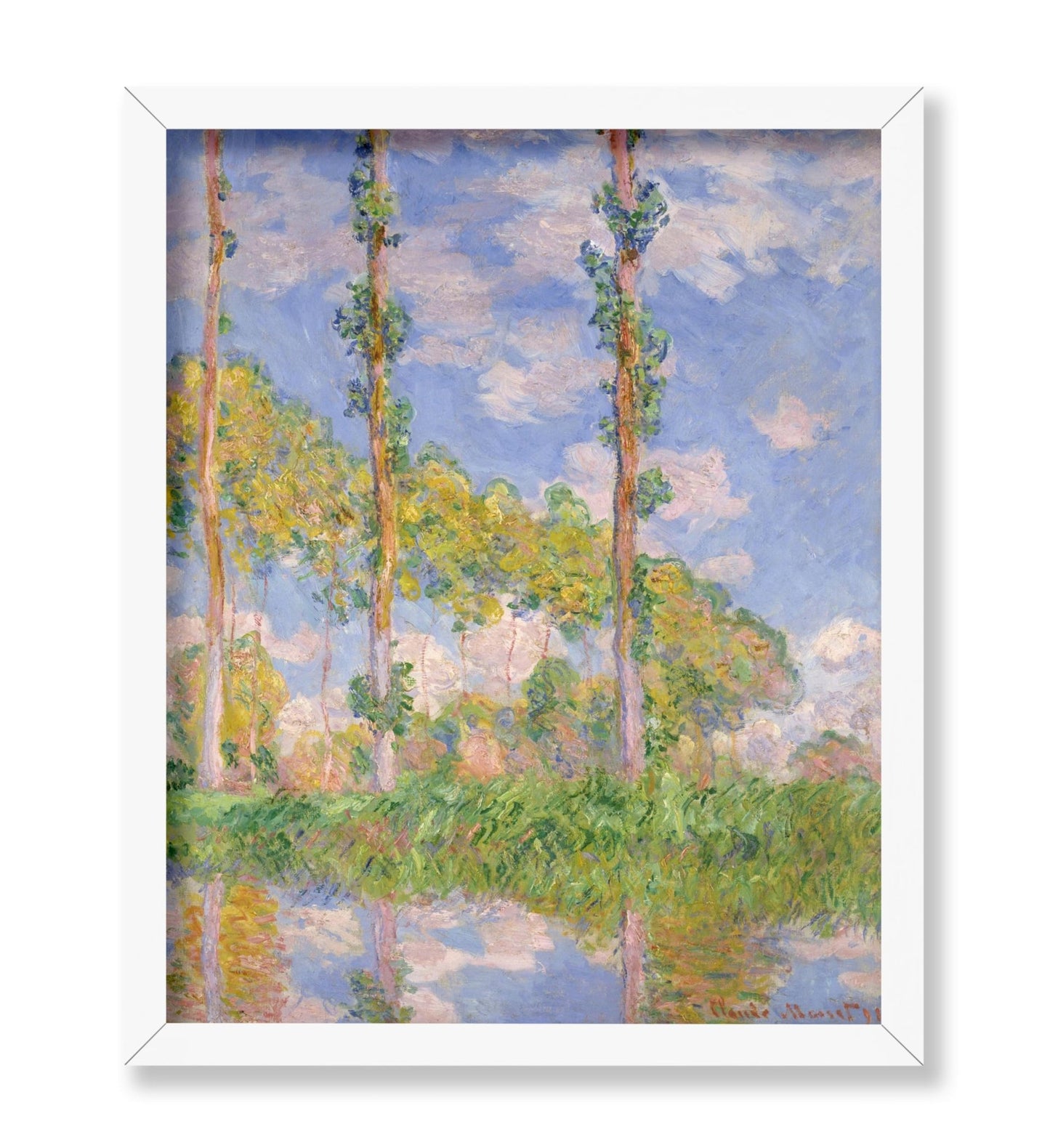 Claude Monet - Poplars in the Sun No2