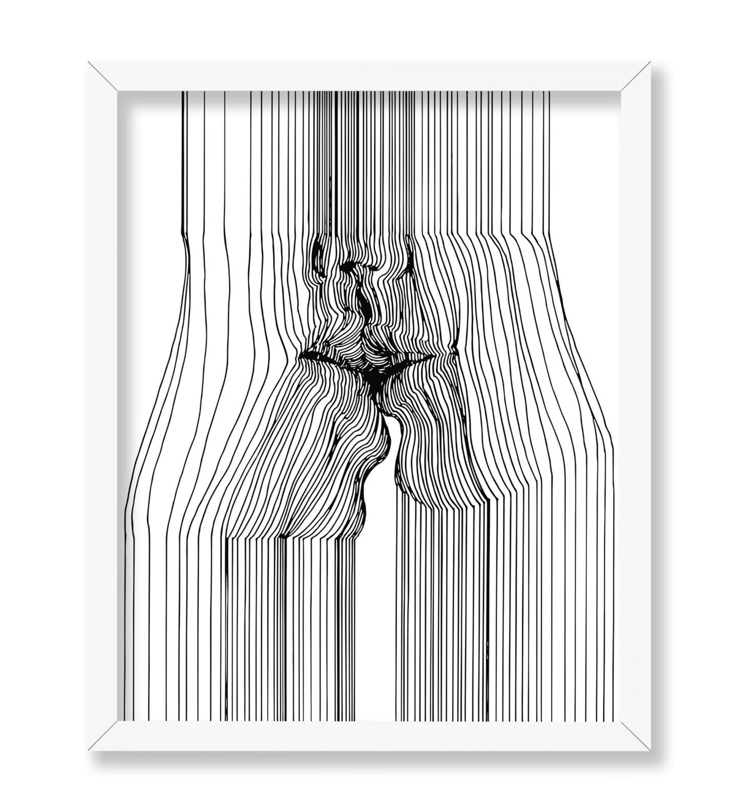 Kissing Line Drawing