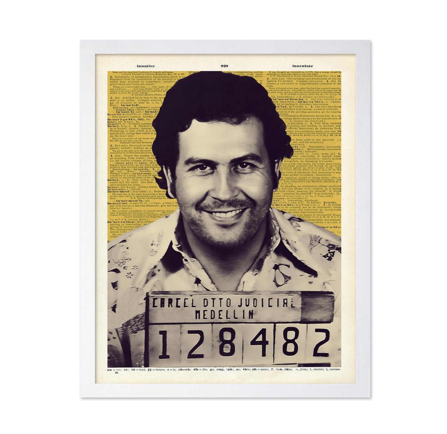 Pablo Escobar Mugshot No3