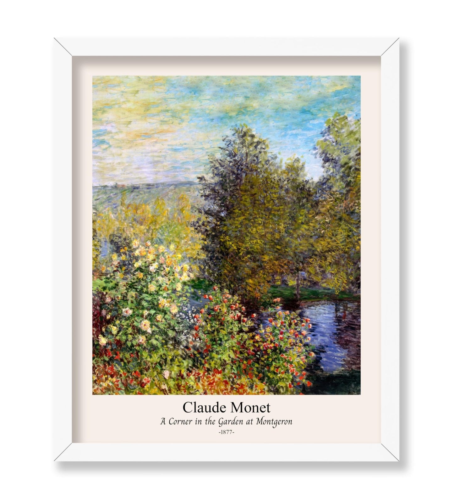 Claude Monet - A Corner in the Garden