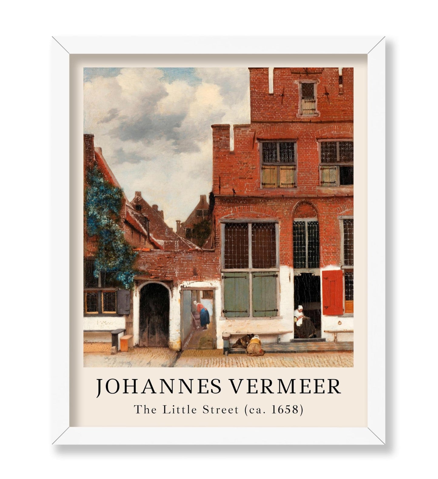 Johannes Vermeer - The Little Street No1