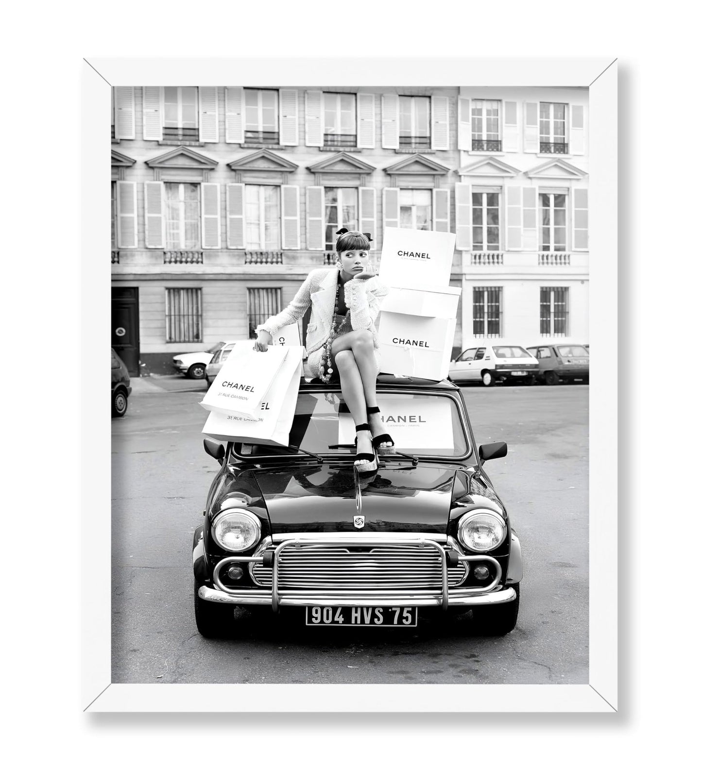Lady with Shopping Bags No1