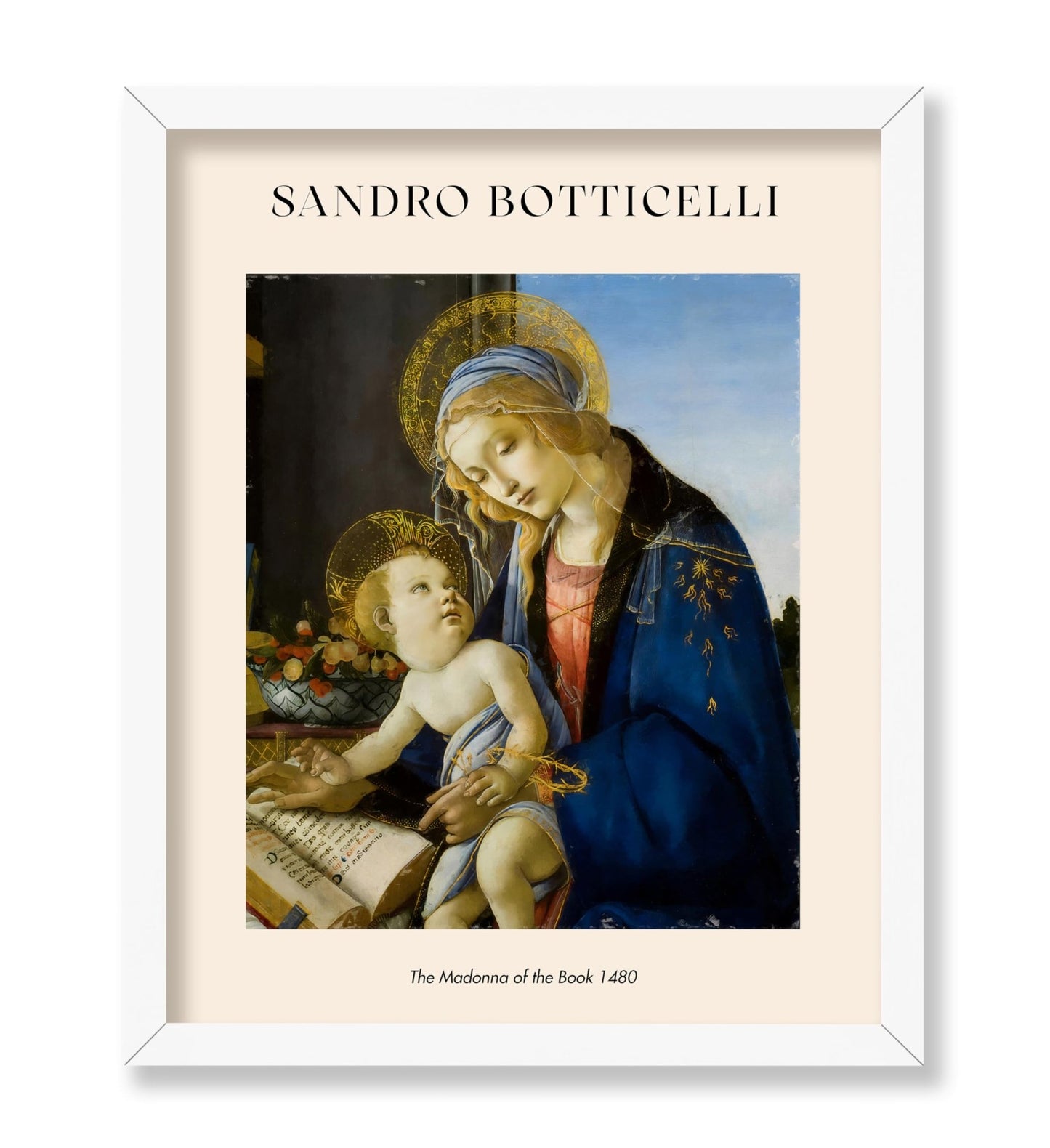 Sandro Botticelli - The Madonna of the Book
