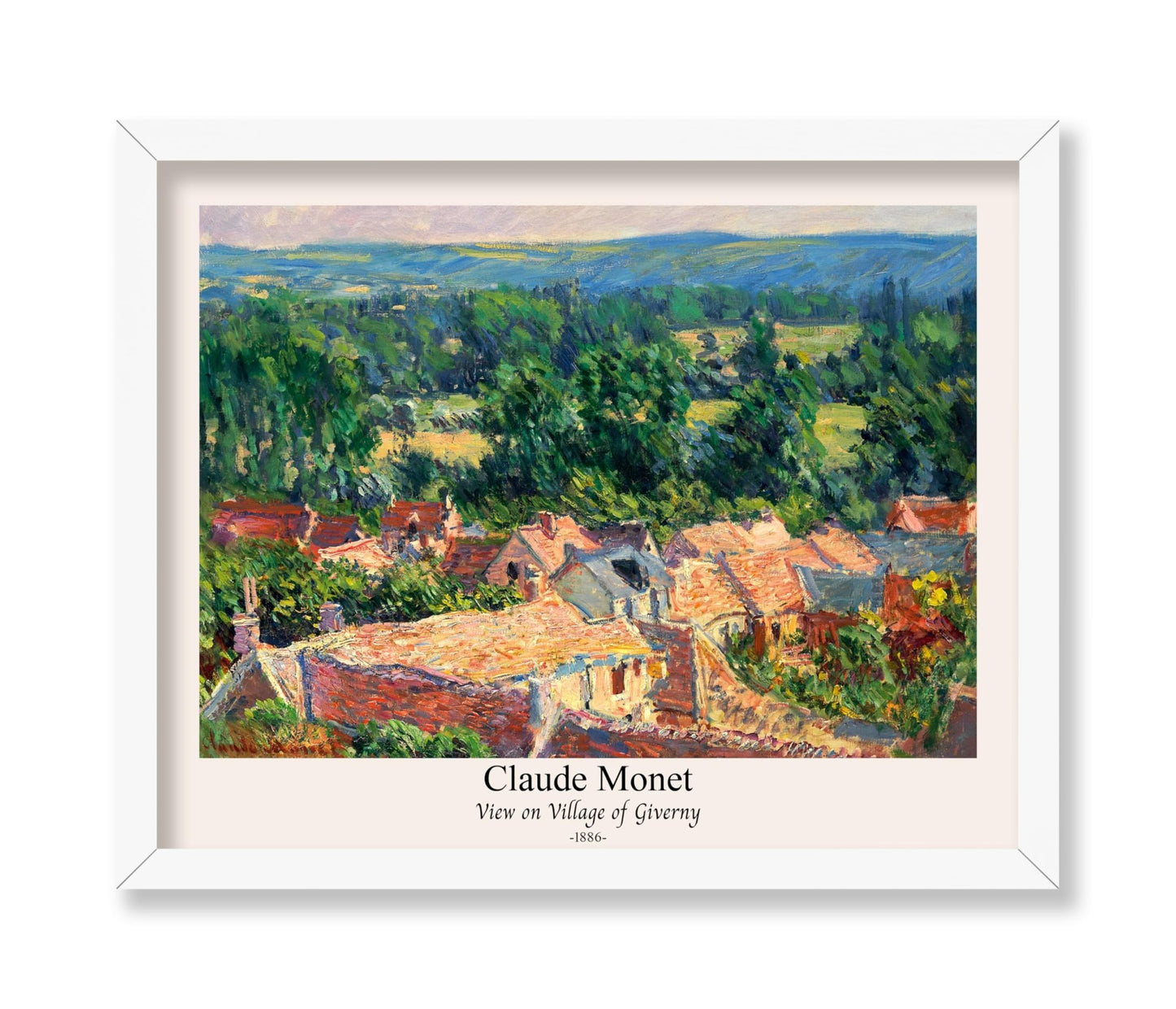 Claude Monet - View on Village of Giverny