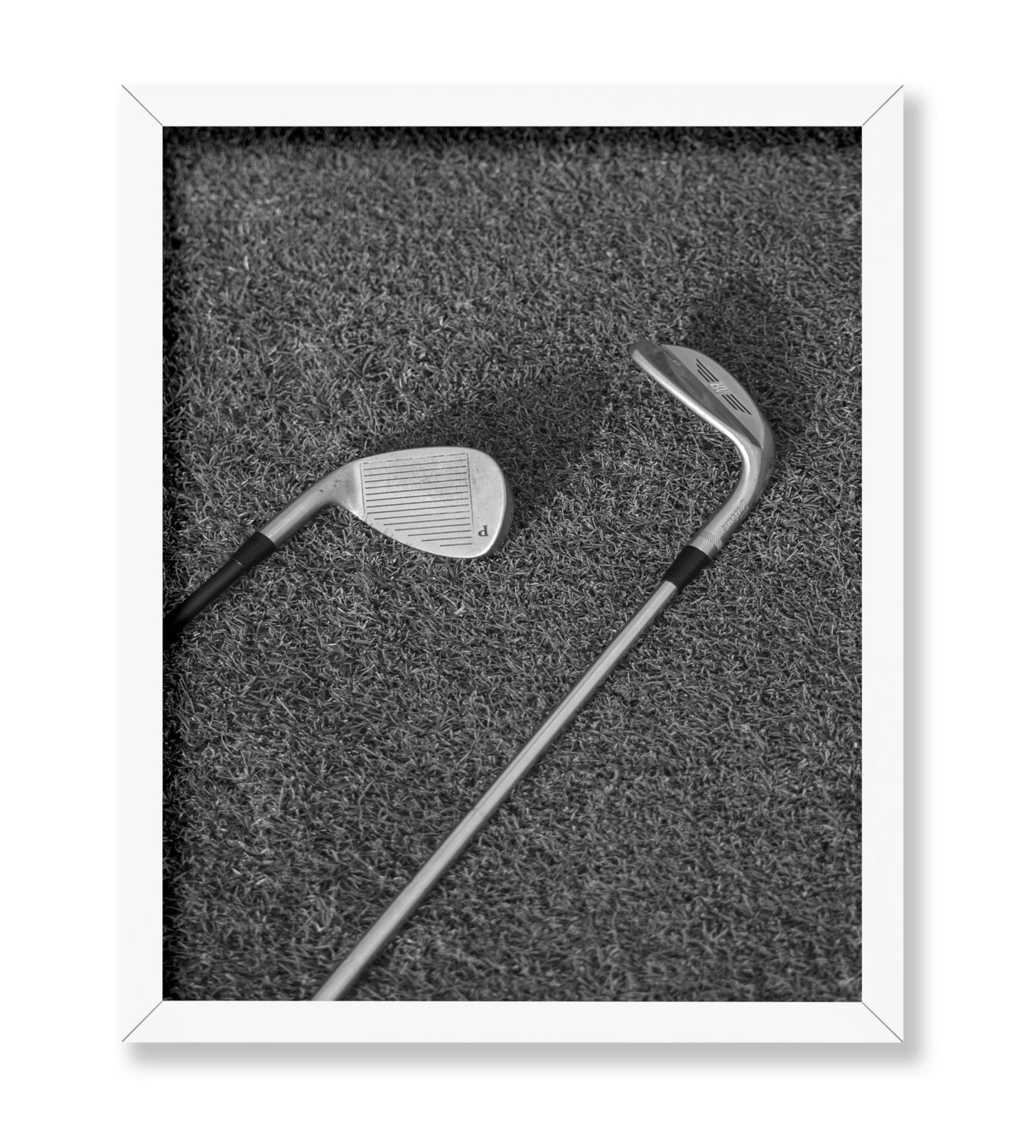 Golf Clubs on the Ground