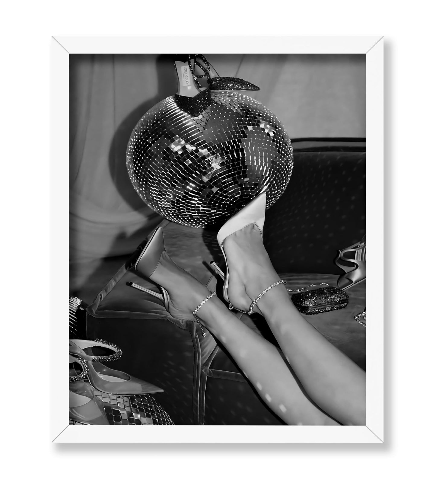 High Heels on Disco Ball No1