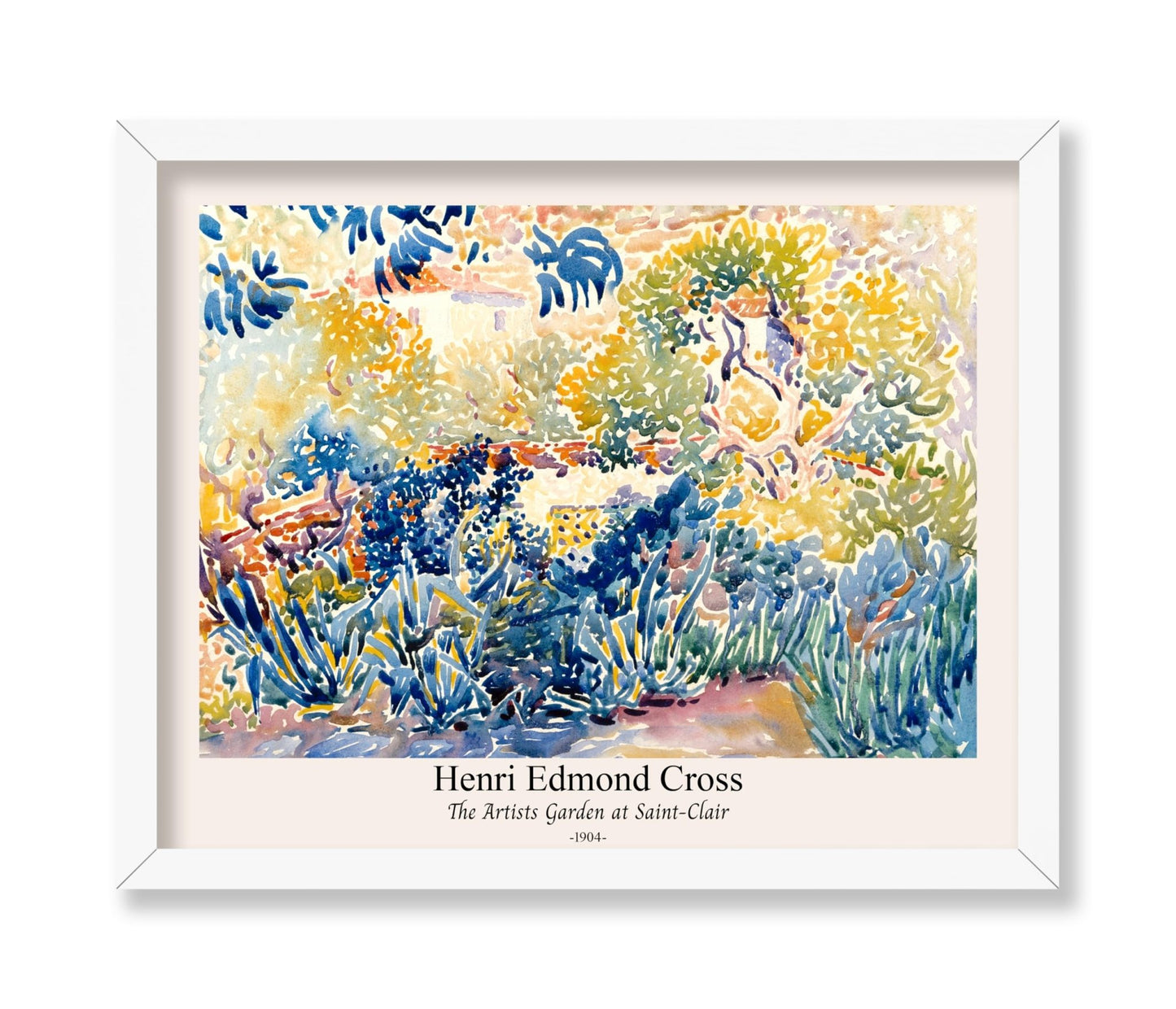 Henri Edmond Cross - Artists Garden No1