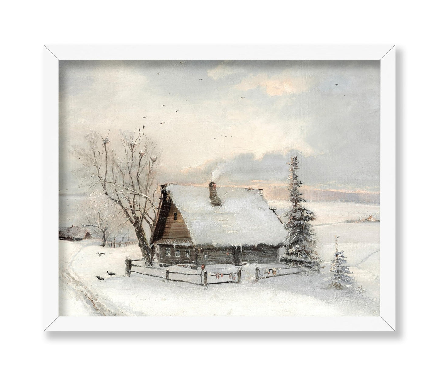 Snowy Cabin
