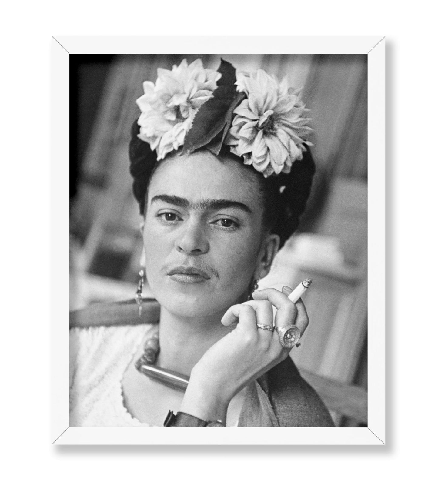 Frida With Cigarette