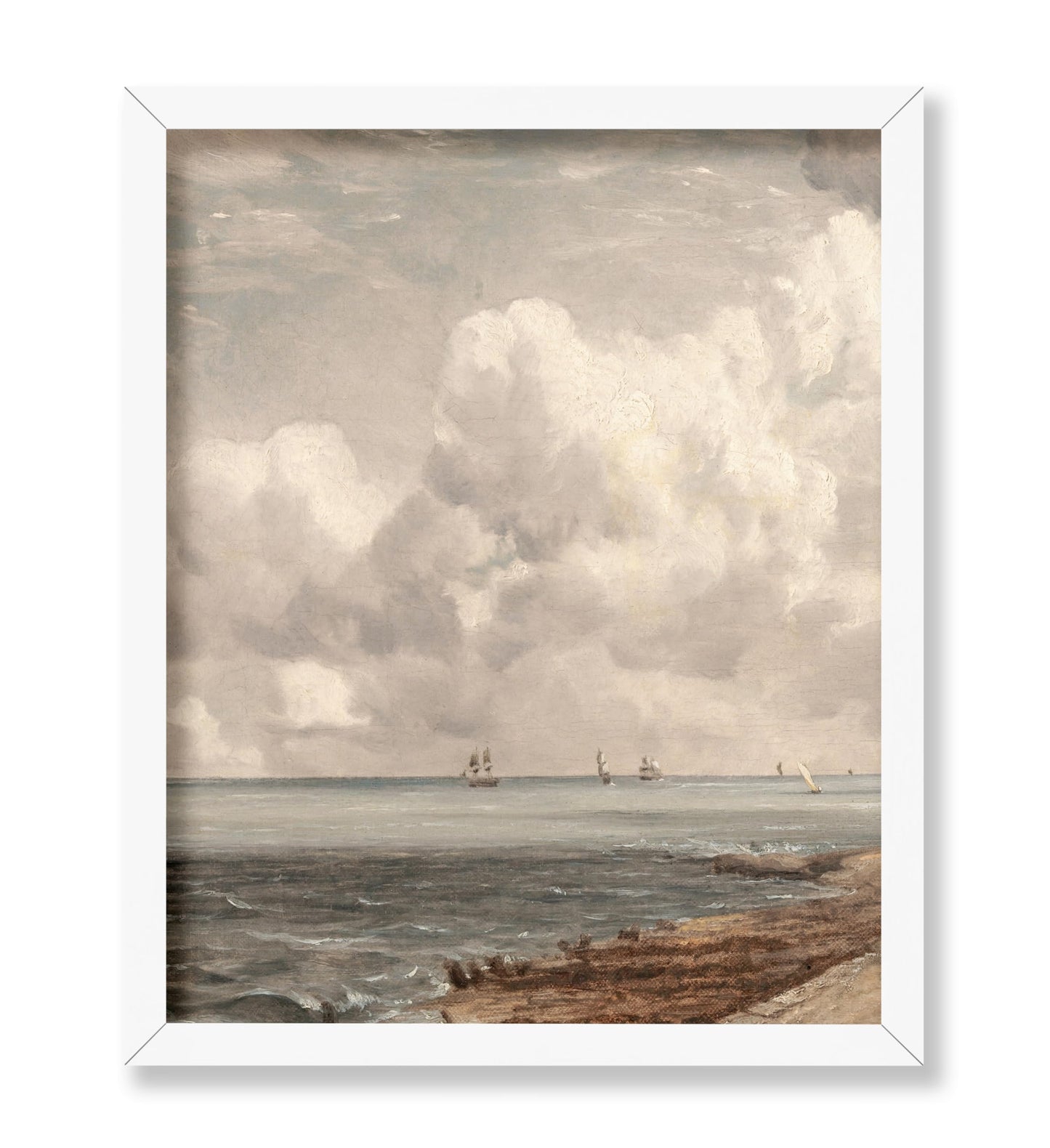 John Constable - Harwich, The Low Lighthouse and Beacon Hill