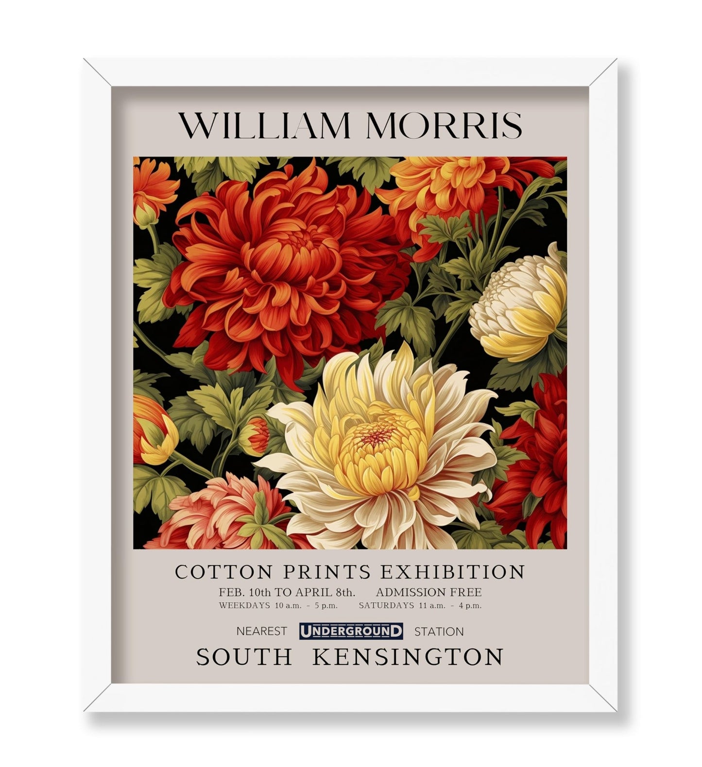 William Morris - Chrysanthemum No8