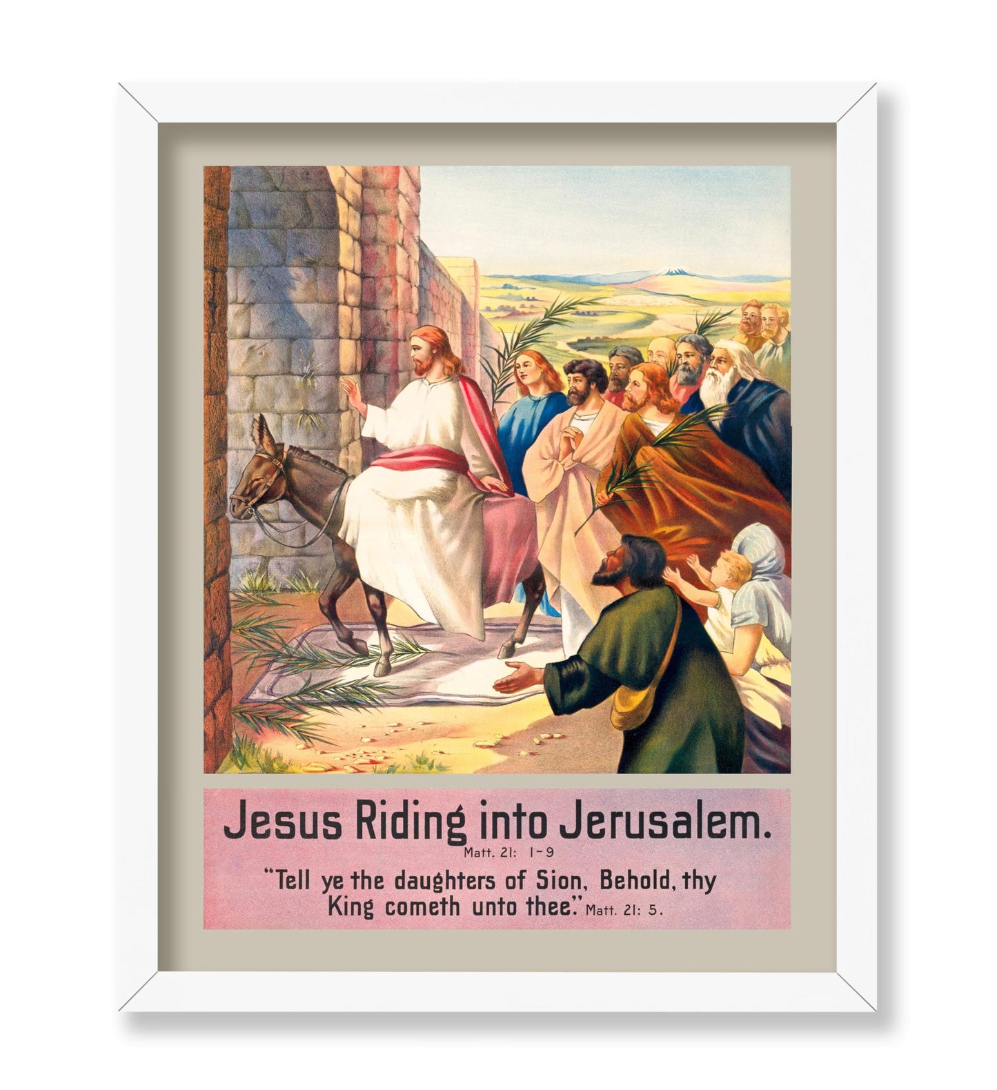 Jesus Riding Into Jerusalem