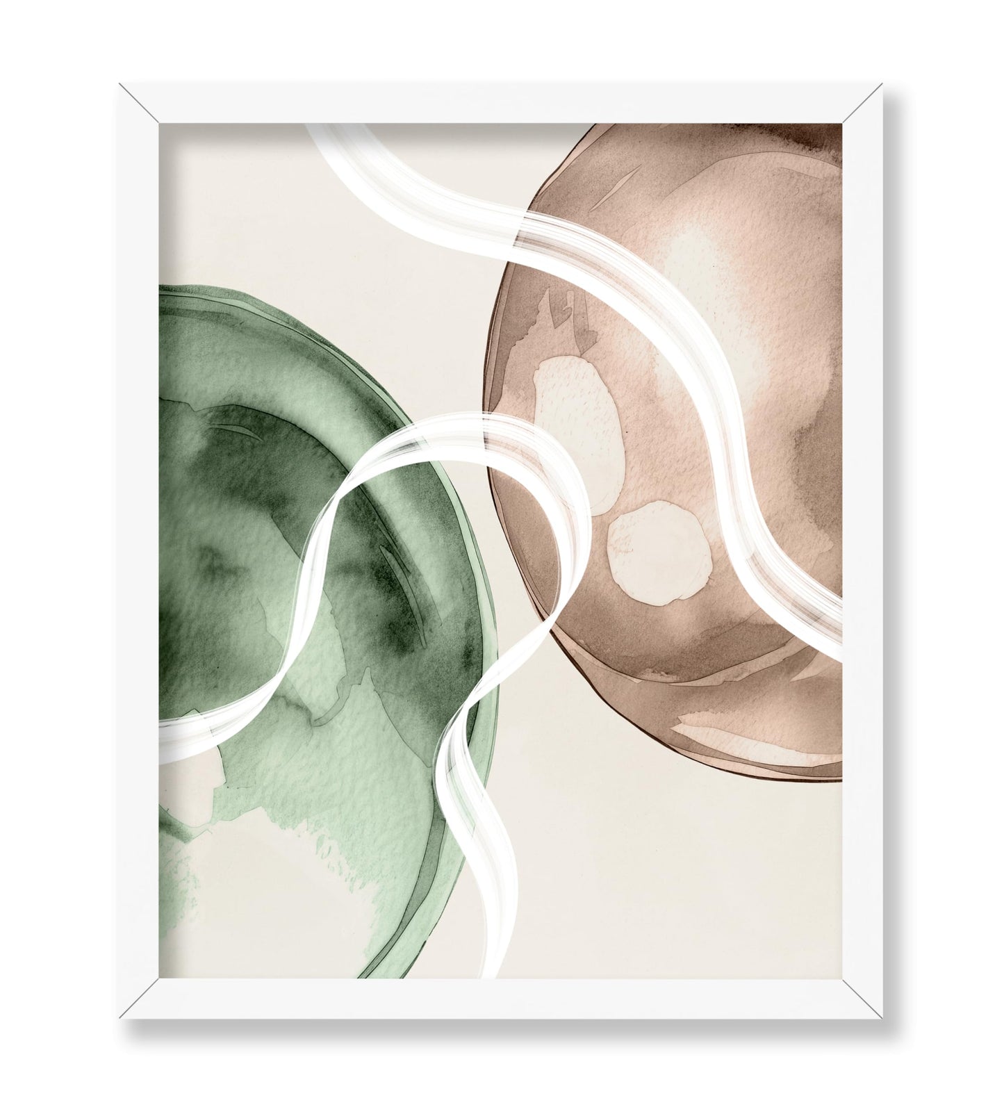 Watercolor Circles No6