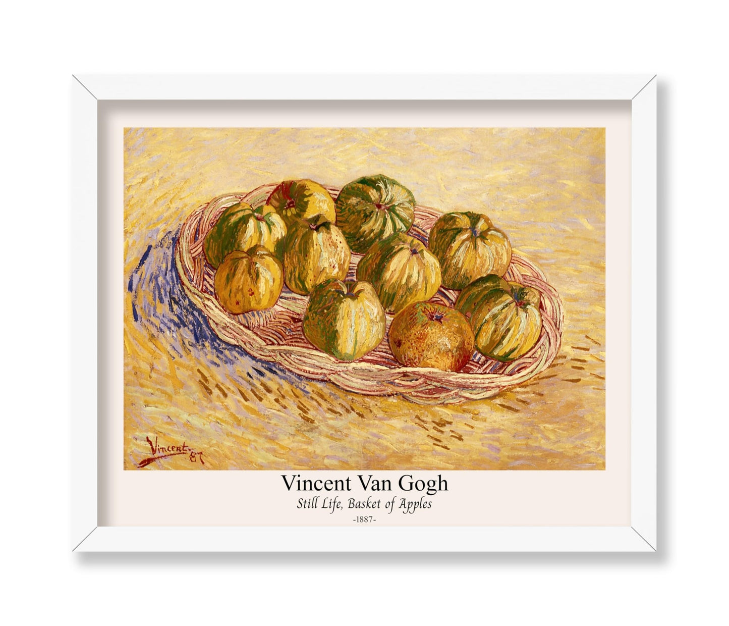 Van Gogh - Still Life Basket of Apples No1