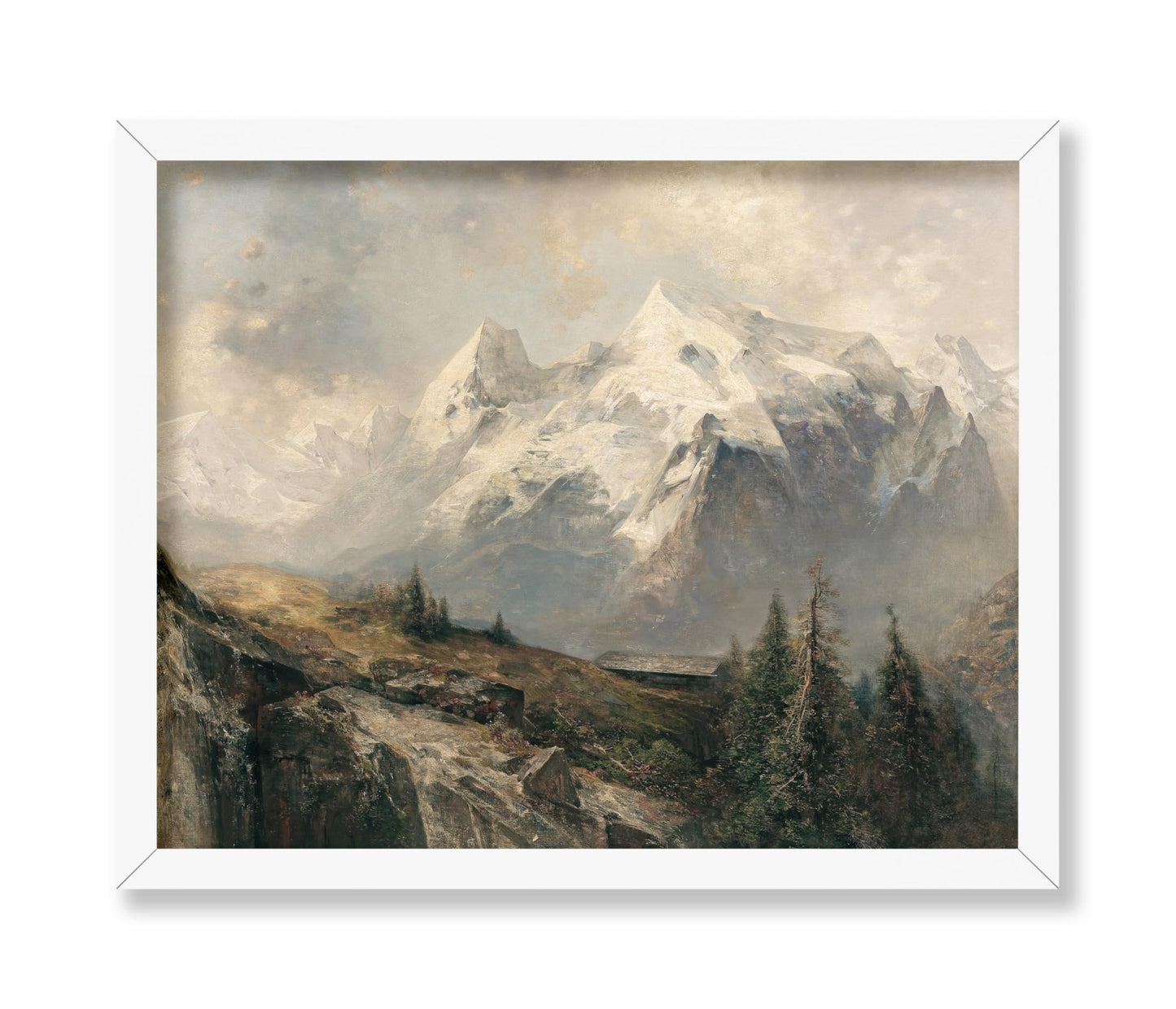 The Ortler and the Konigsspitze