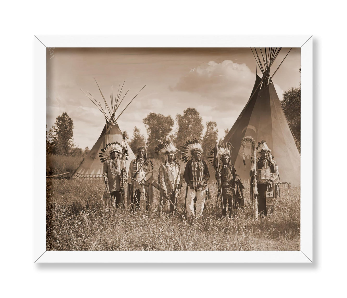 Crow Creek Warriors on the Crow Reservation