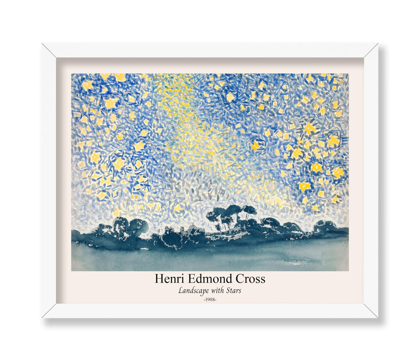 Henri Edmond Cross - Landscape with Stars