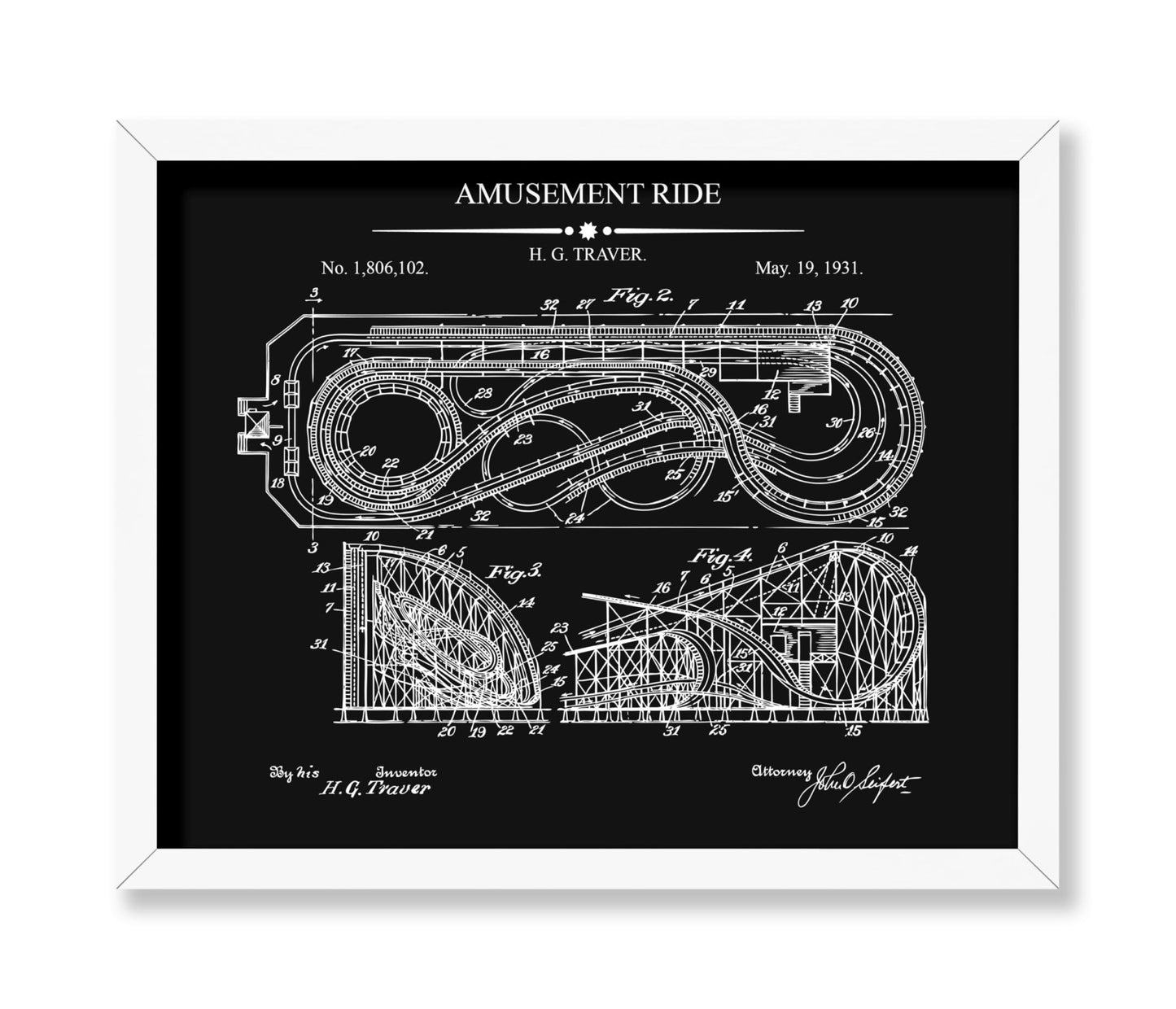 Roller Coaster Blueprint No3