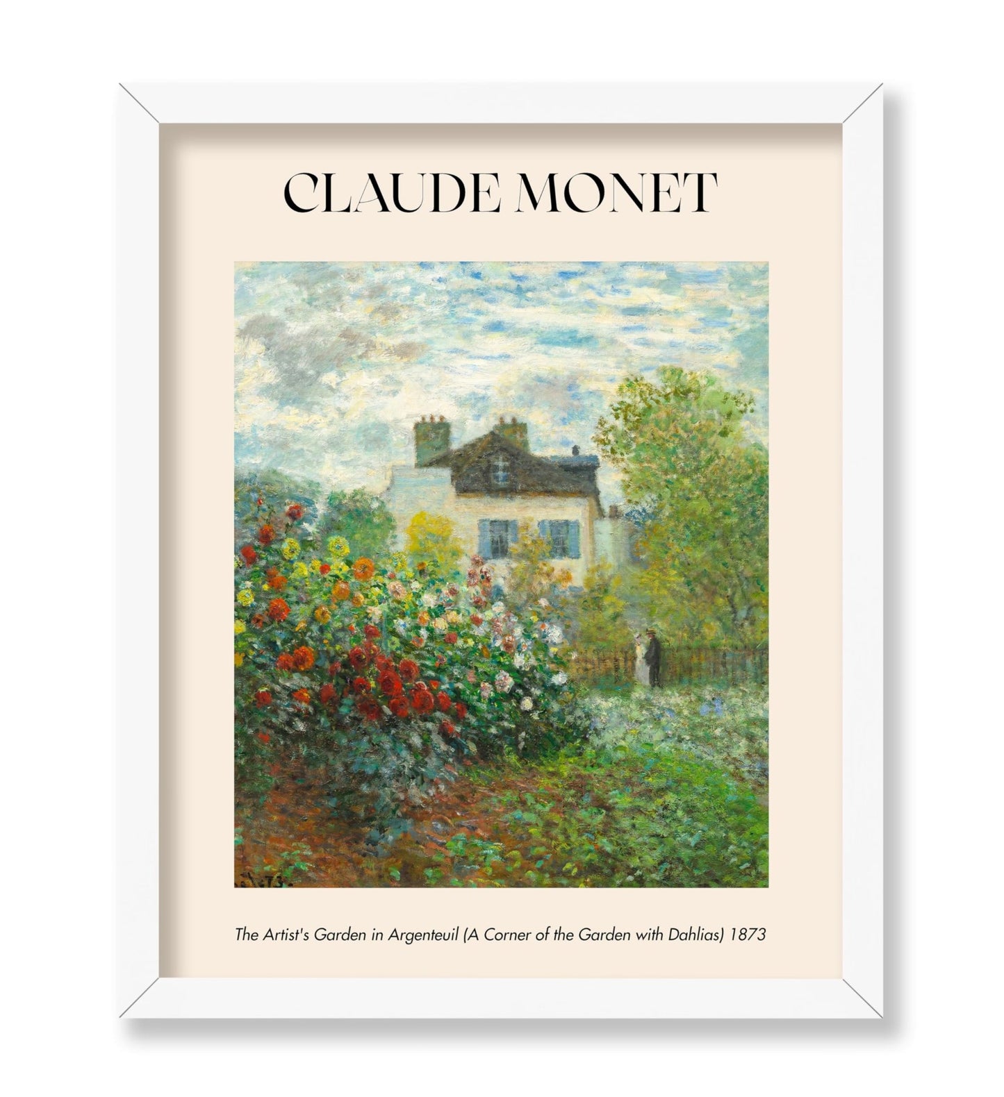 Claude Monet - The Artist's Garden at Argenteuil