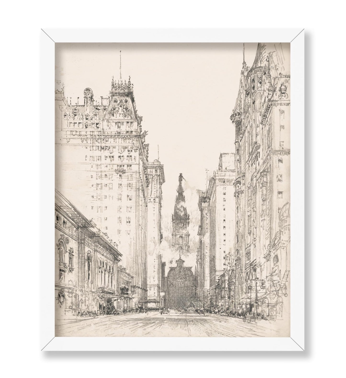 Looking Up Broad Street
