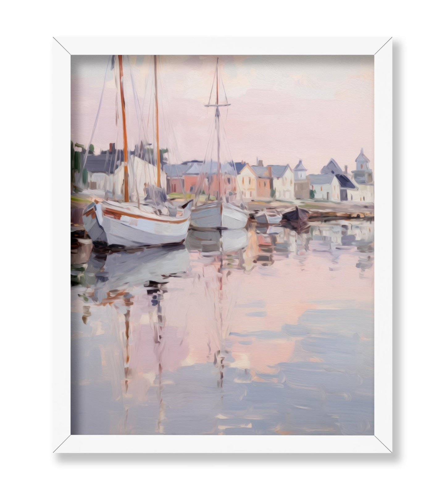 Sailboats in Harbor No2