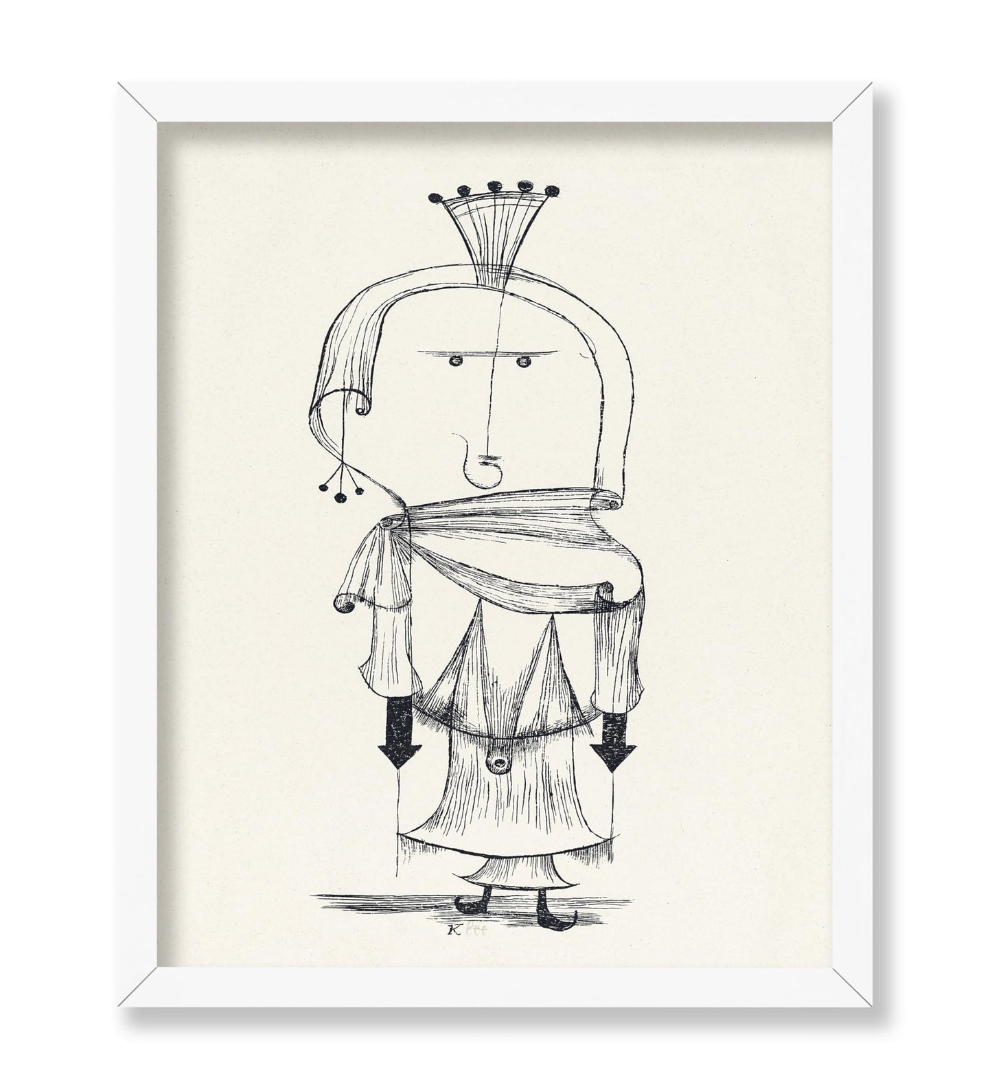 Paul Klee - The Witch with the Comb