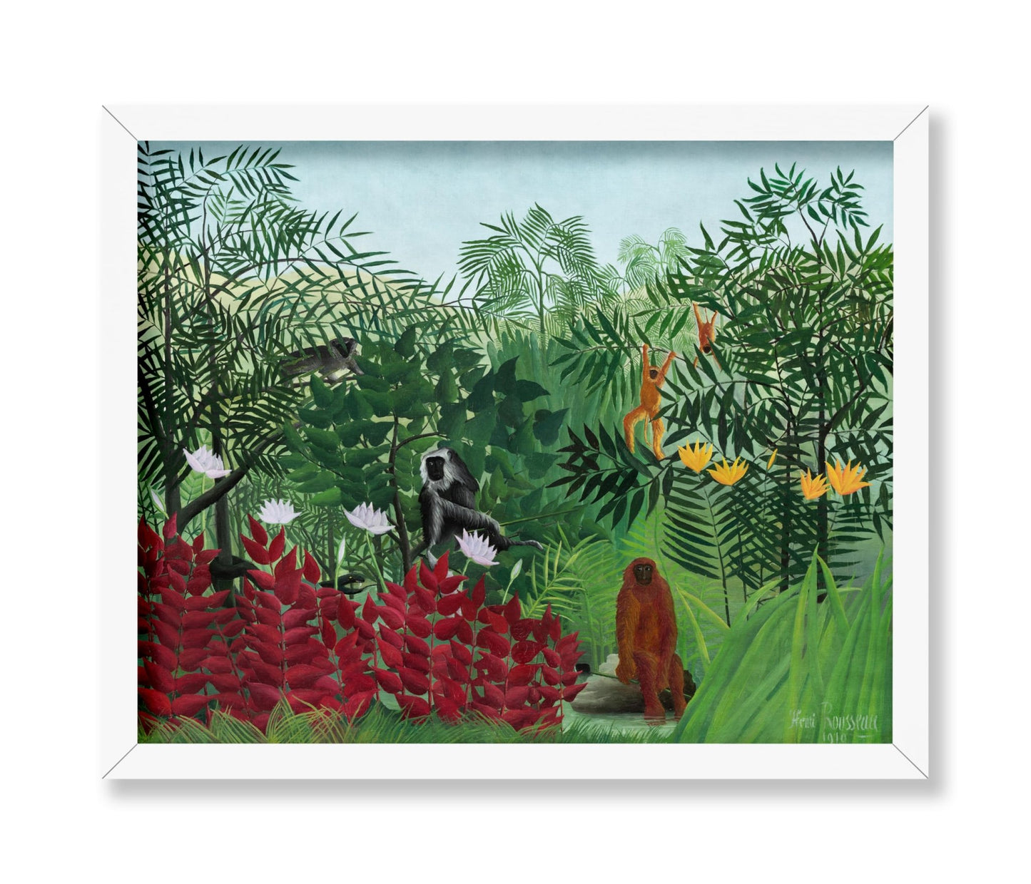 Henri Rousseau - Tropical Forest
