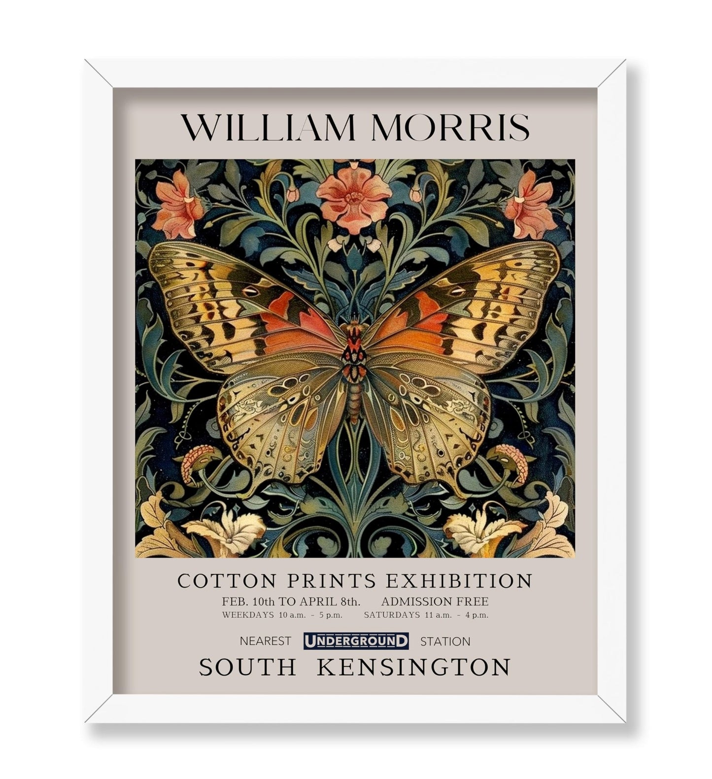 William Morris - Butterfly No5