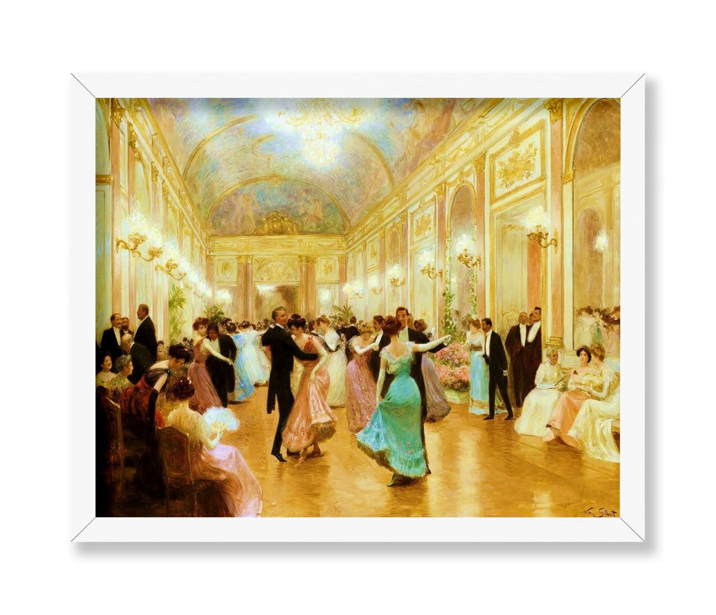Victor Gabriel Gilbert - The Ball, One Elegant Evening