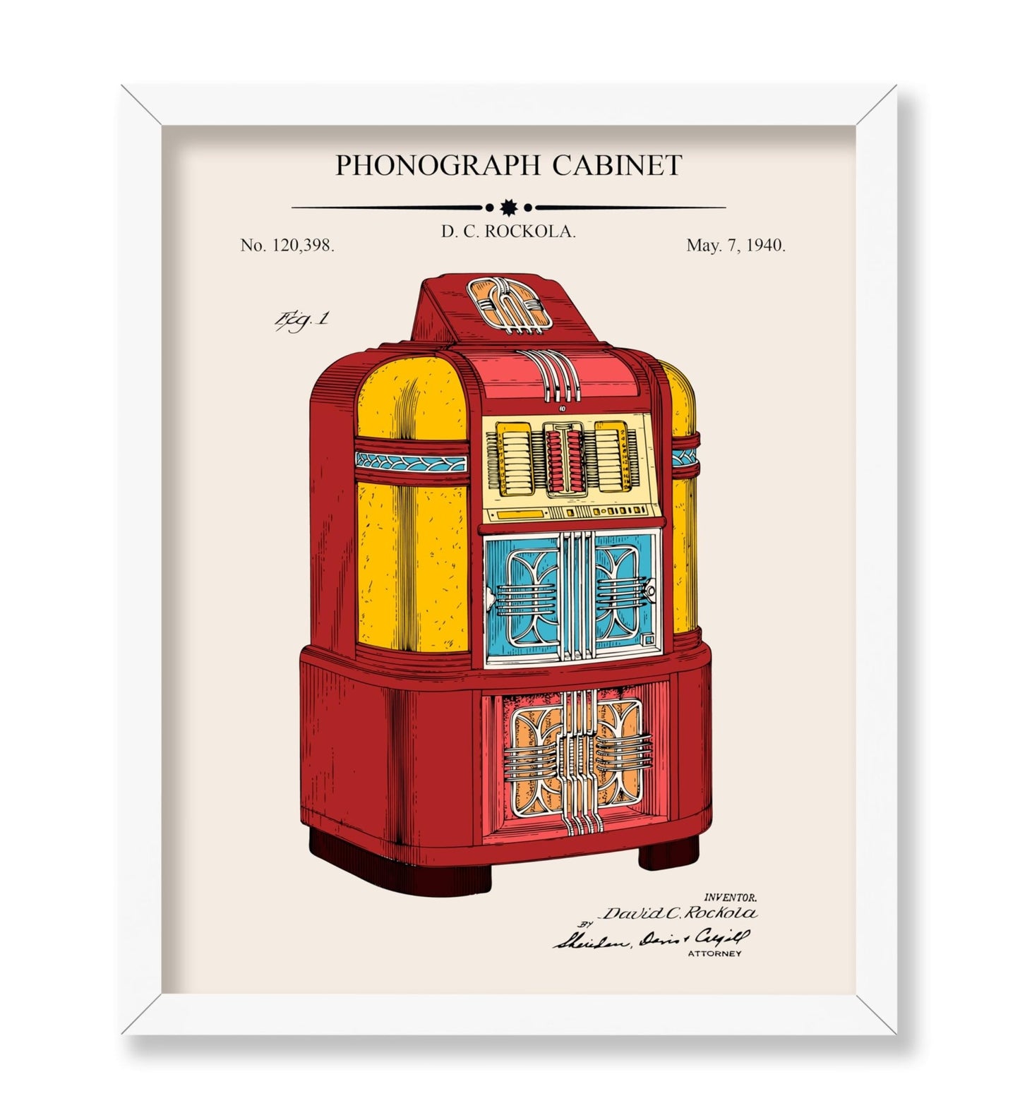 Phonograph Cabinet Blueprint
