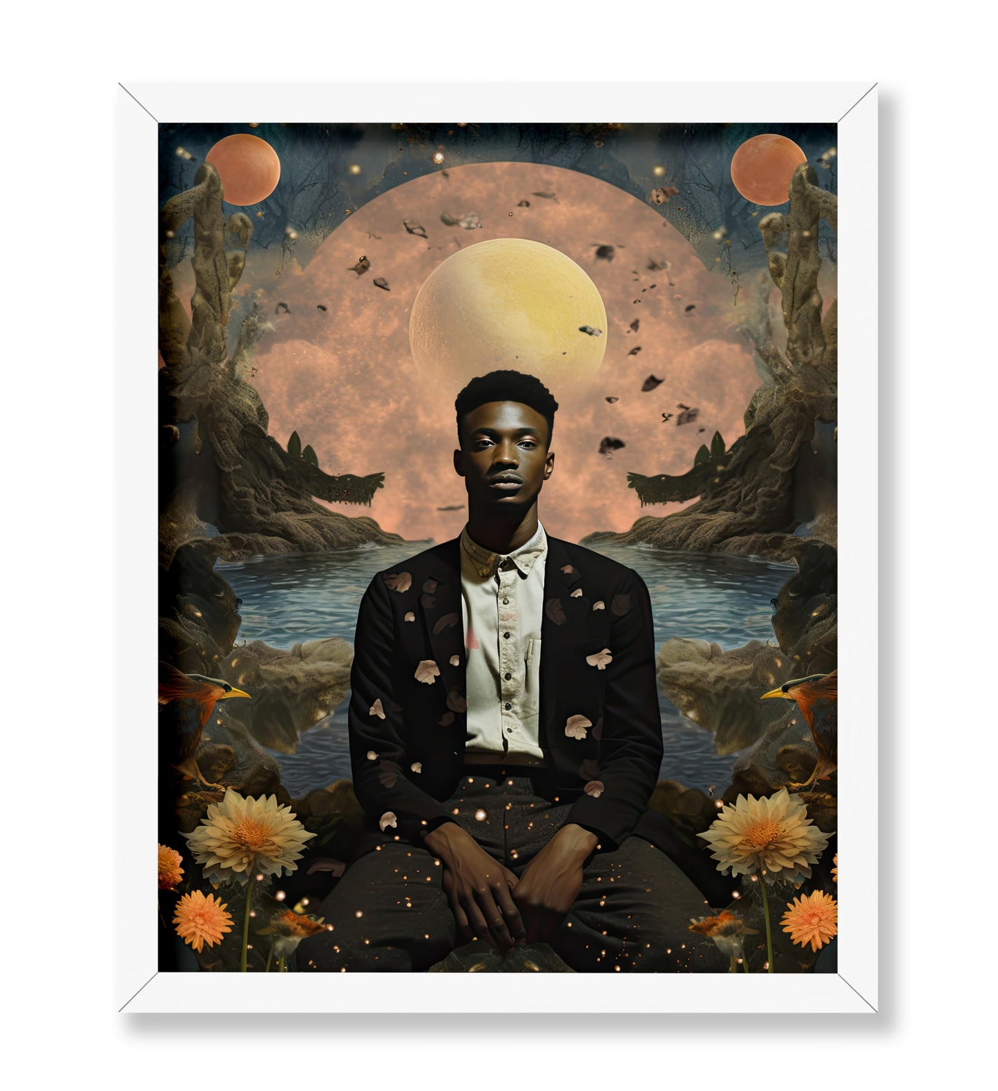 Trippy African American Man
