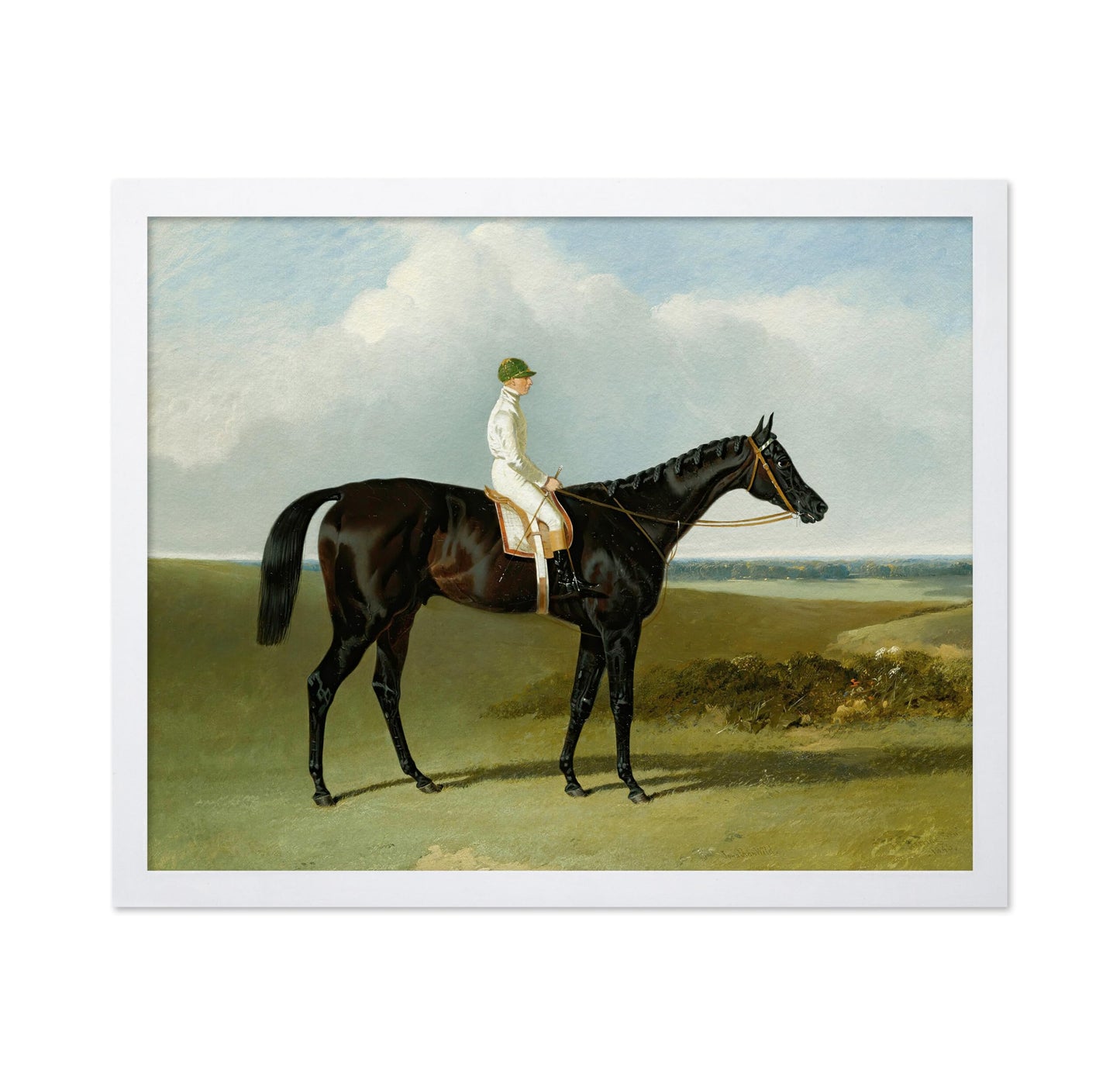 Racehorse with Jockey No1