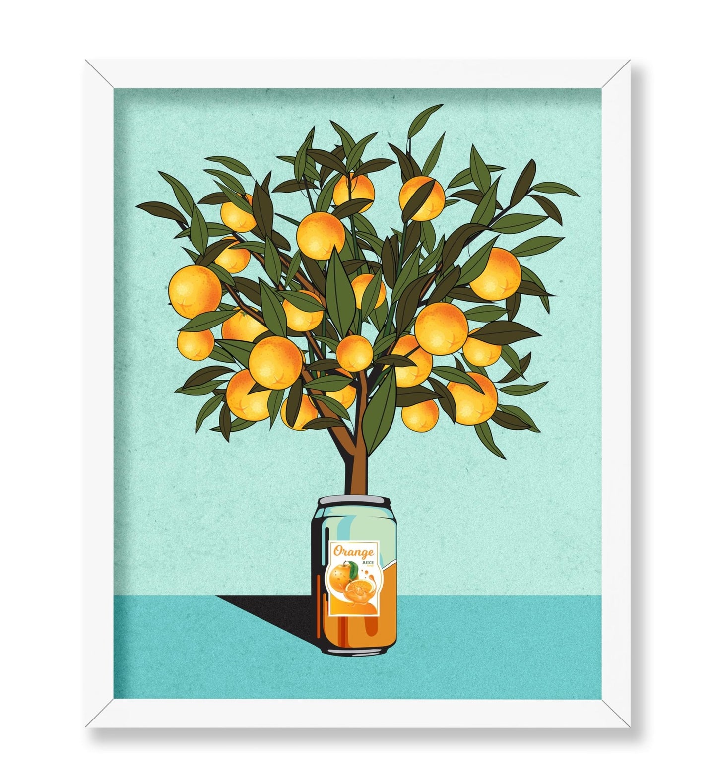 Orange Tree & Can