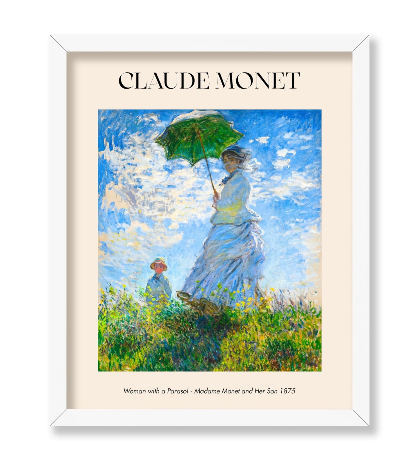Claude Monet - Woman With a Parasol No1