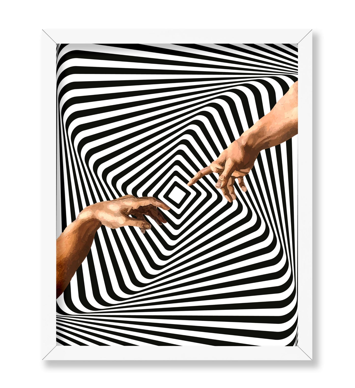 Hands Optical Illusion