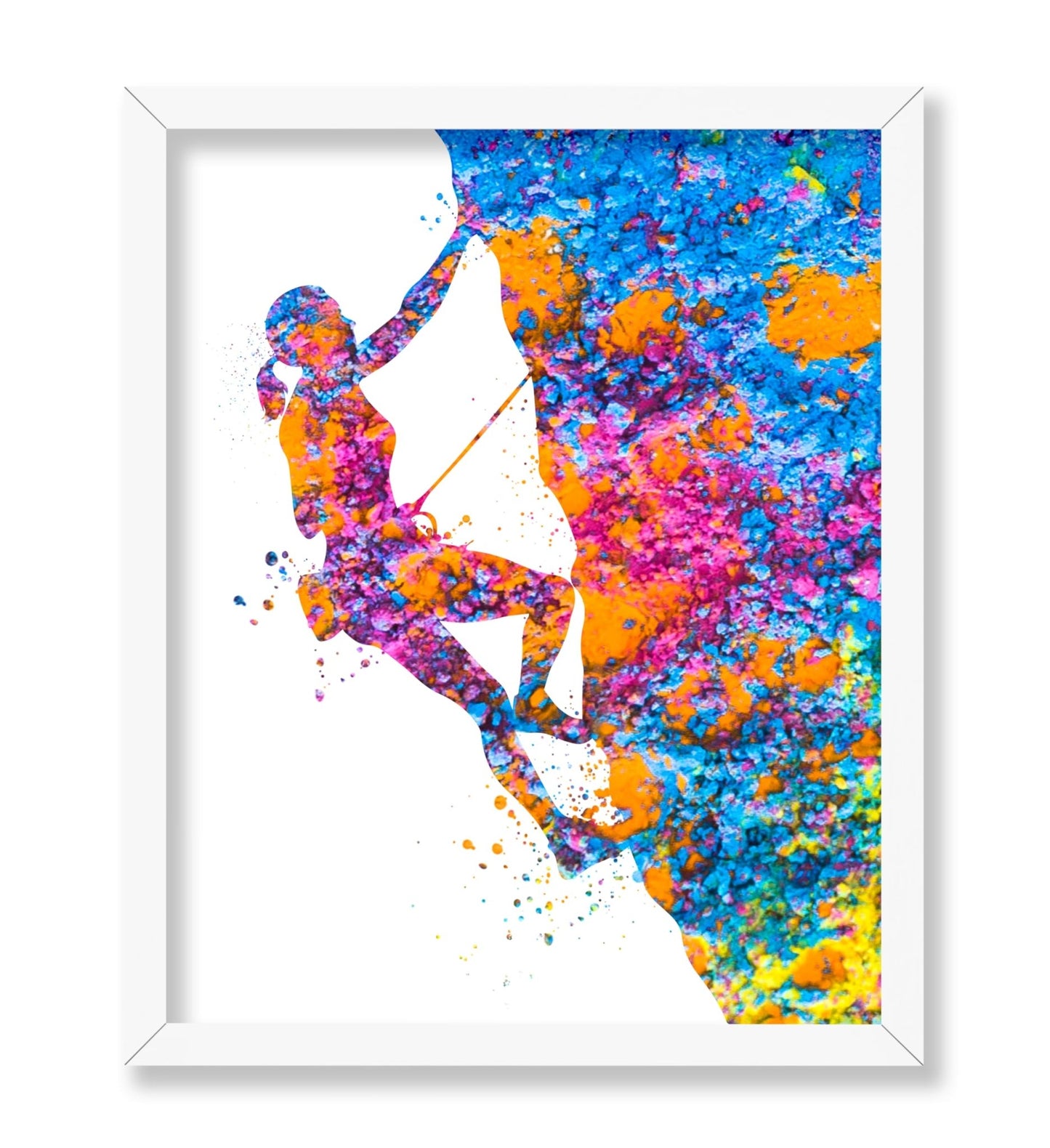Watercolor Climbing