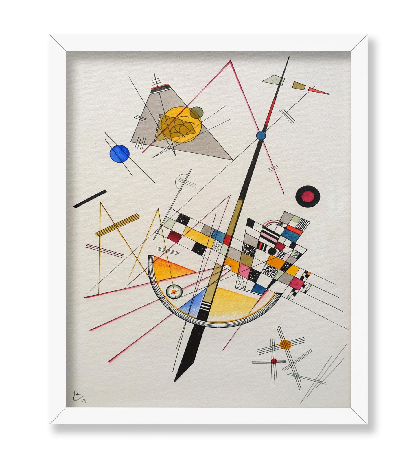 Wassily Kandinsky - Delicate Tension No2