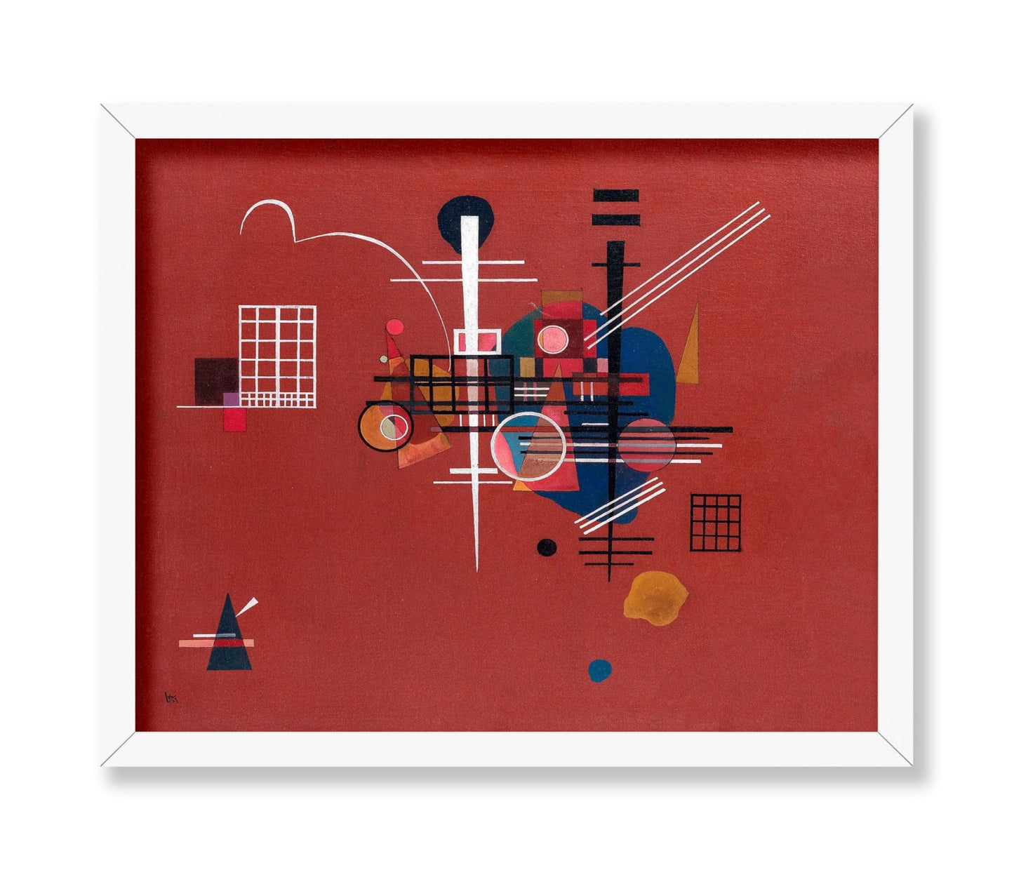 Wassily Kandinsky - Dull Red No2