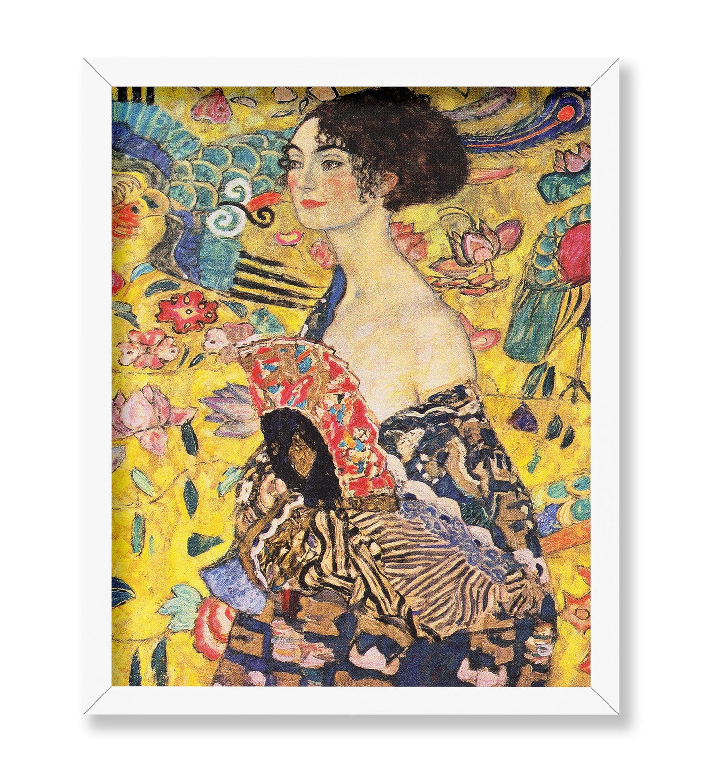 Gustav Klimt - Lady With Fan No1