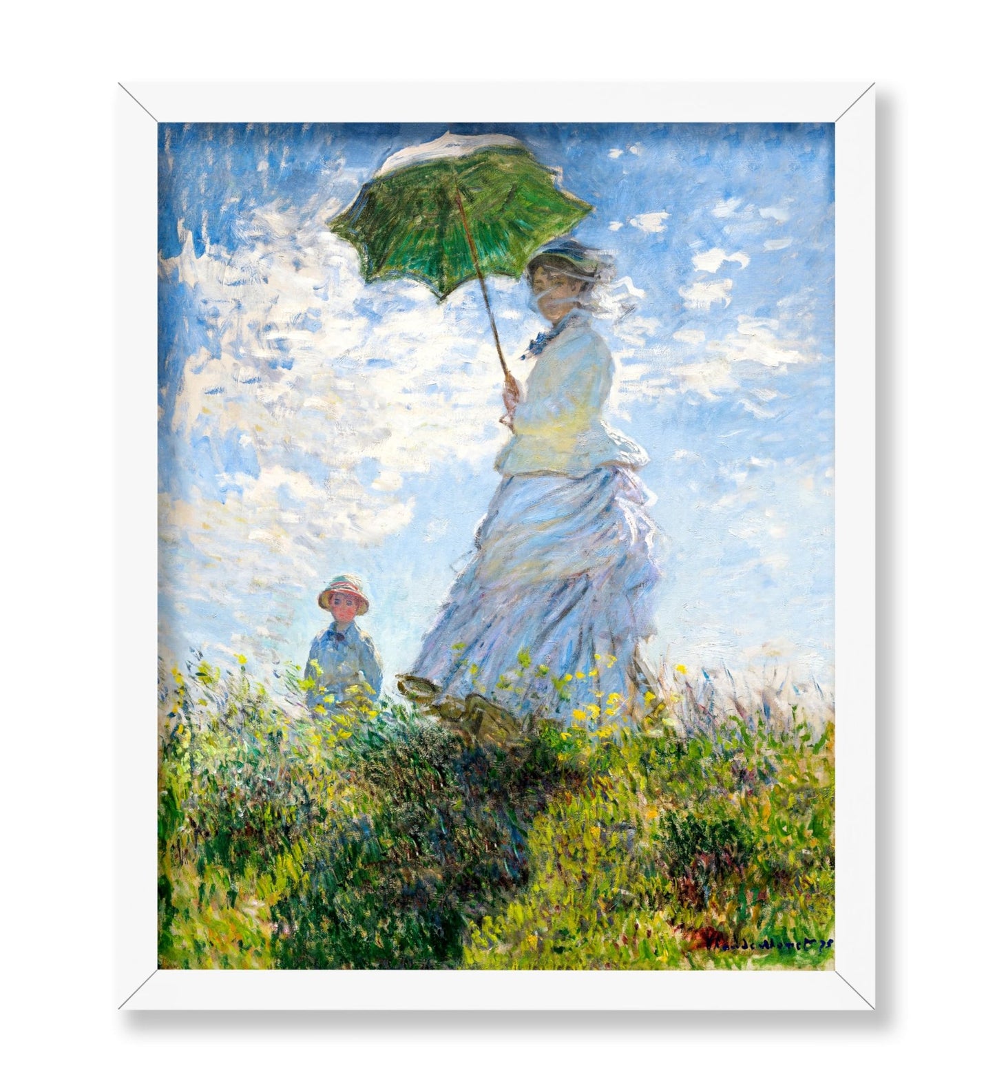 Claude Monet - Woman With a Parasol No3
