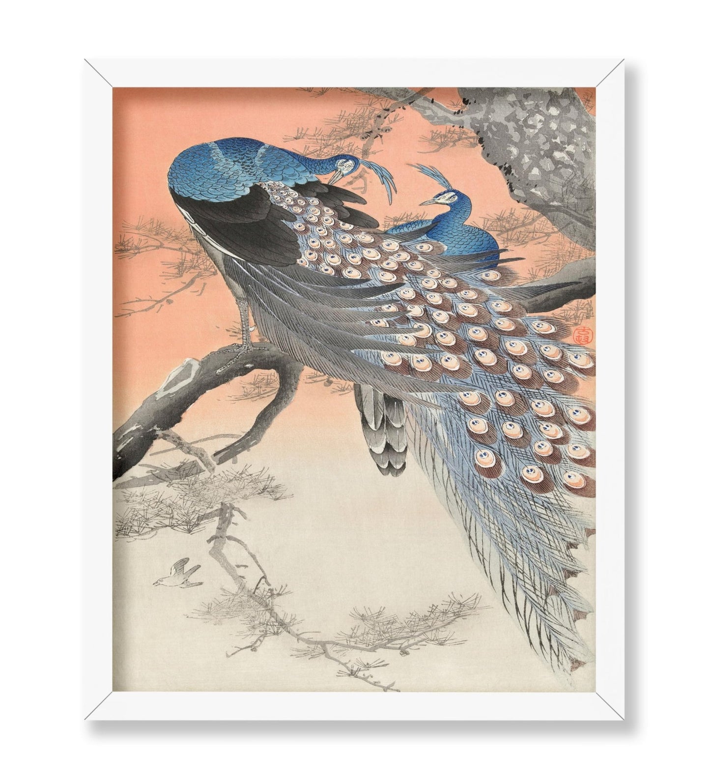 Ohara Koson - Two Peacocks No2