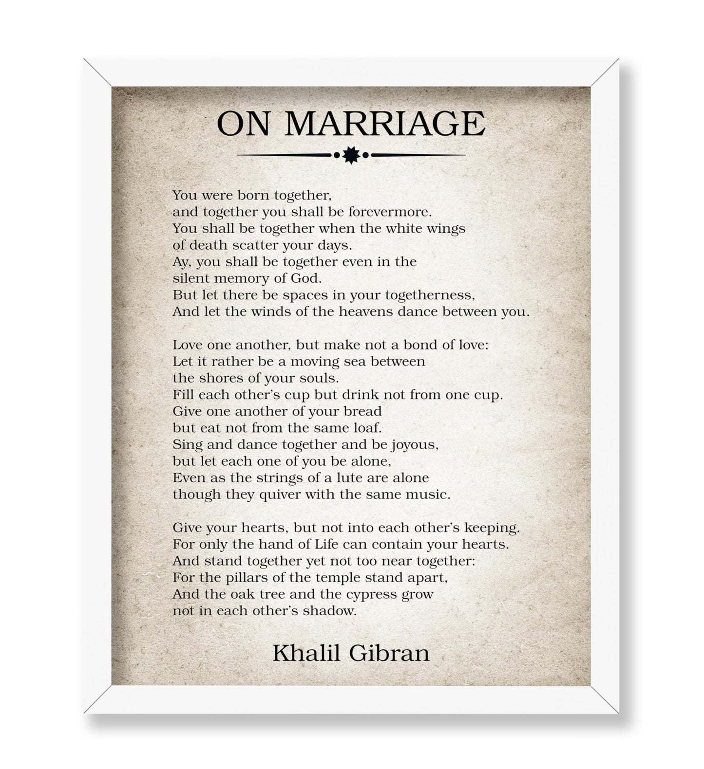 On Marriage