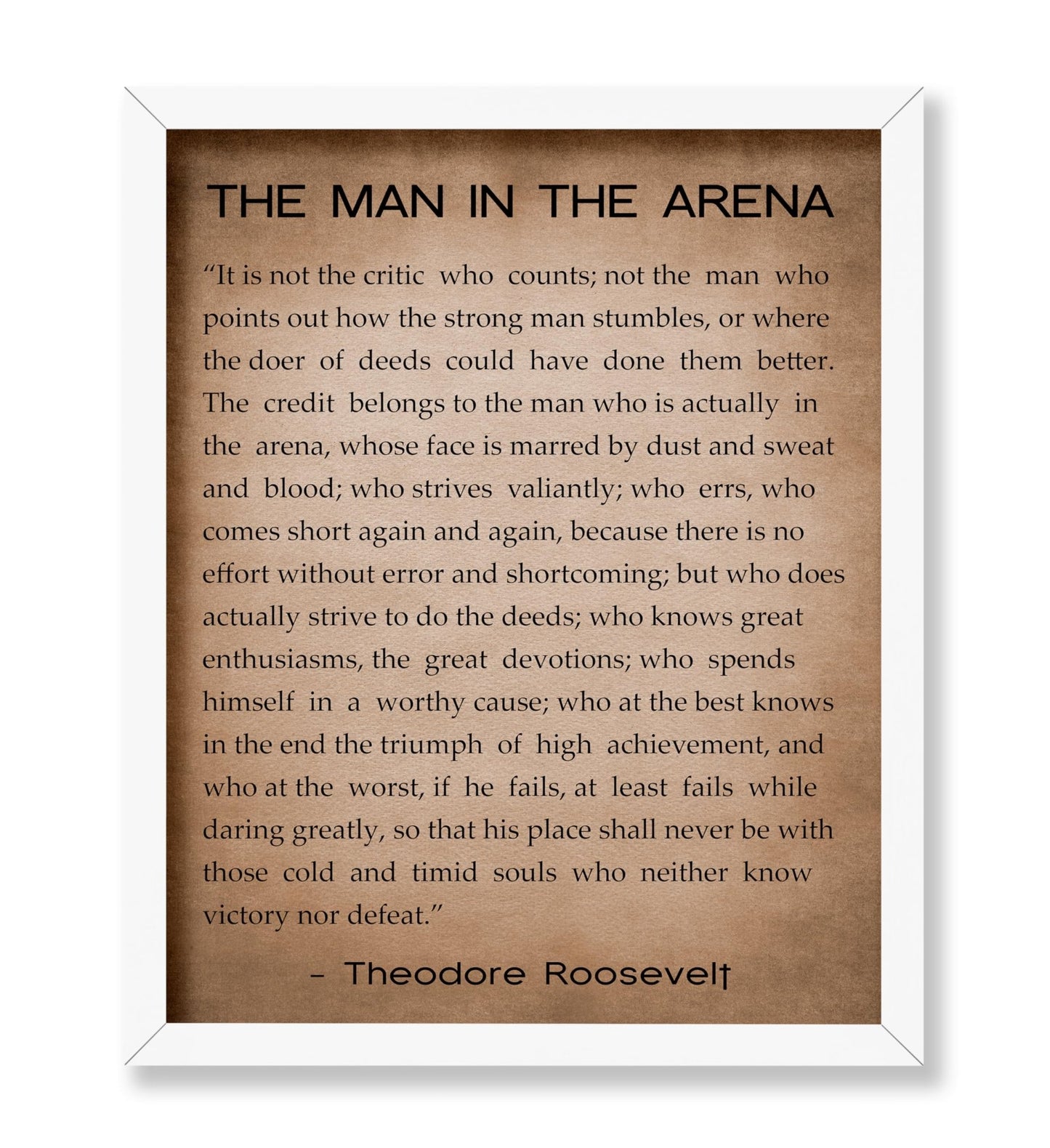 Man in the Arena