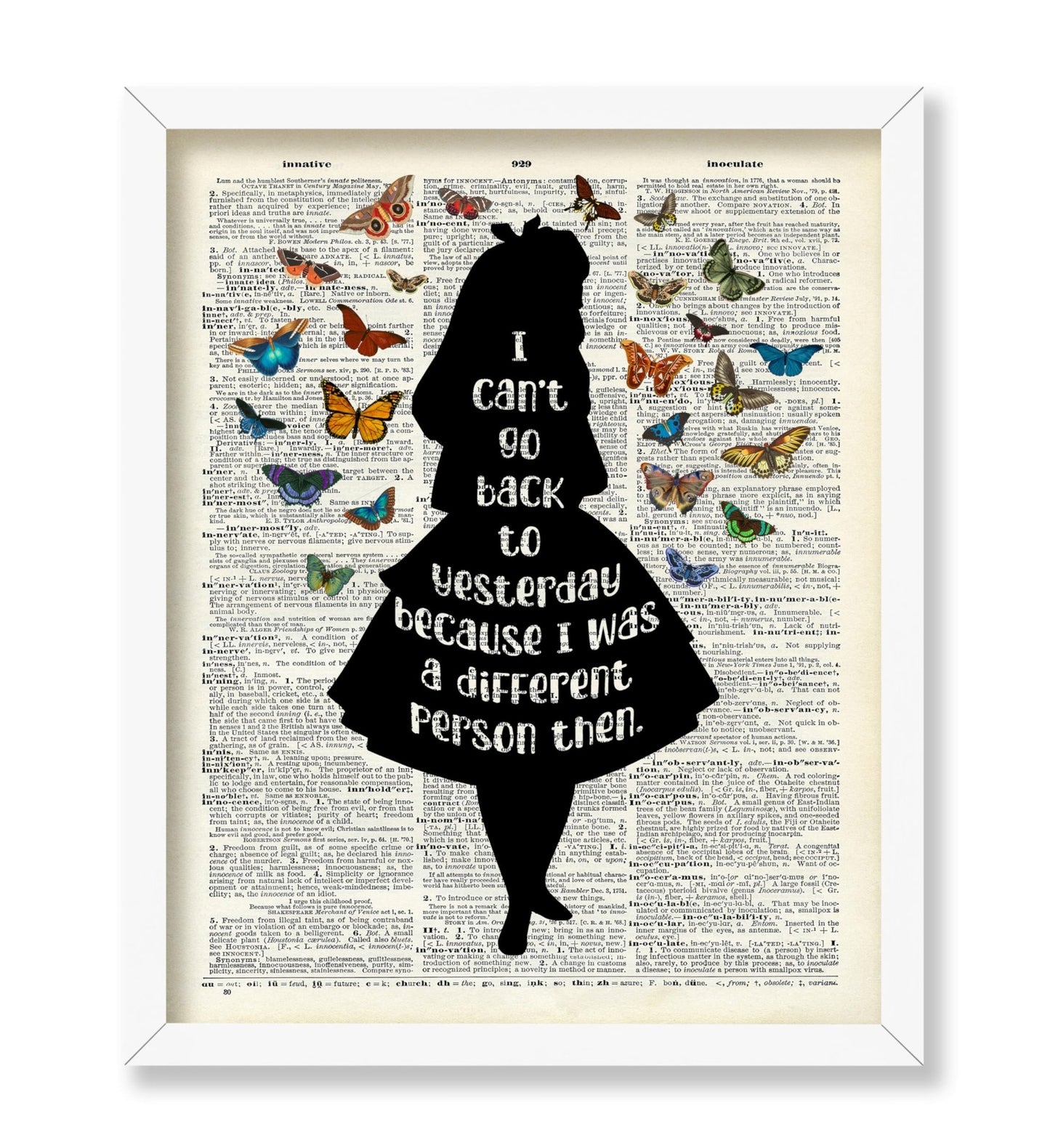 Alice In Wonderland I Can't Go Back To Yesterday No1