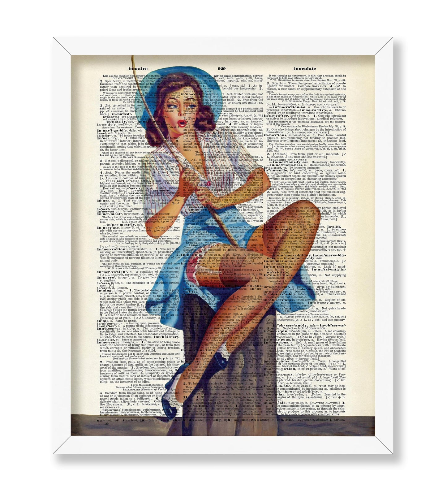 Pin-Up Girl Fishing