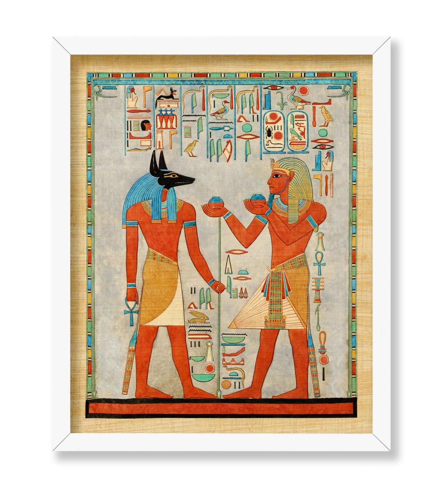 The King with Anubis, Tomb of Haremhab