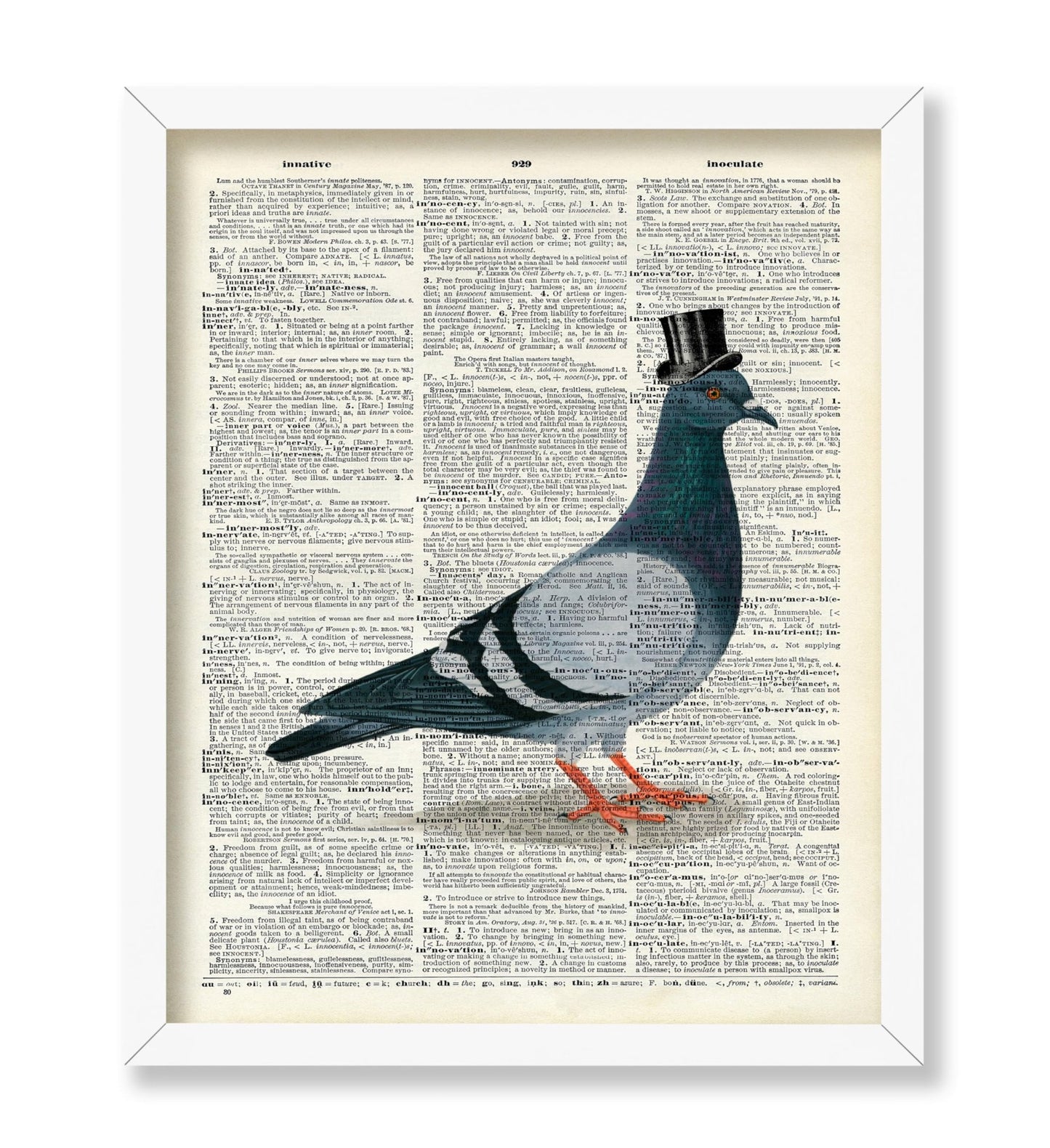 Pigeon in a Top Hat