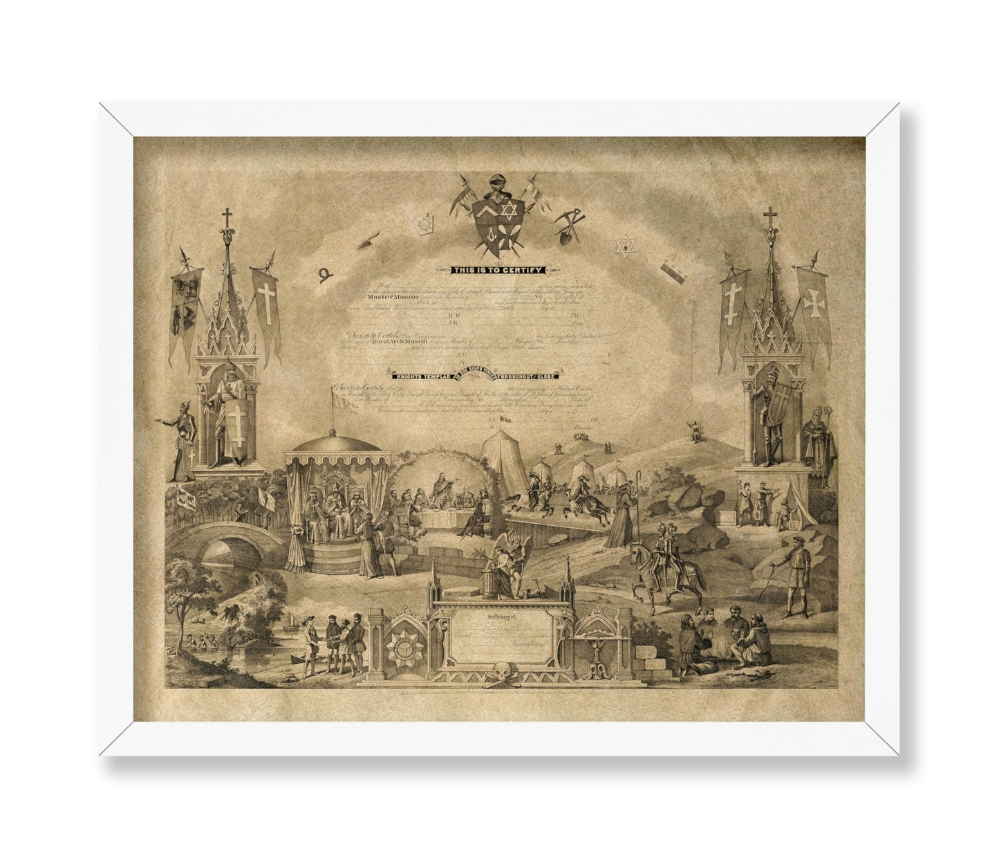 Knight's Templar Certificate